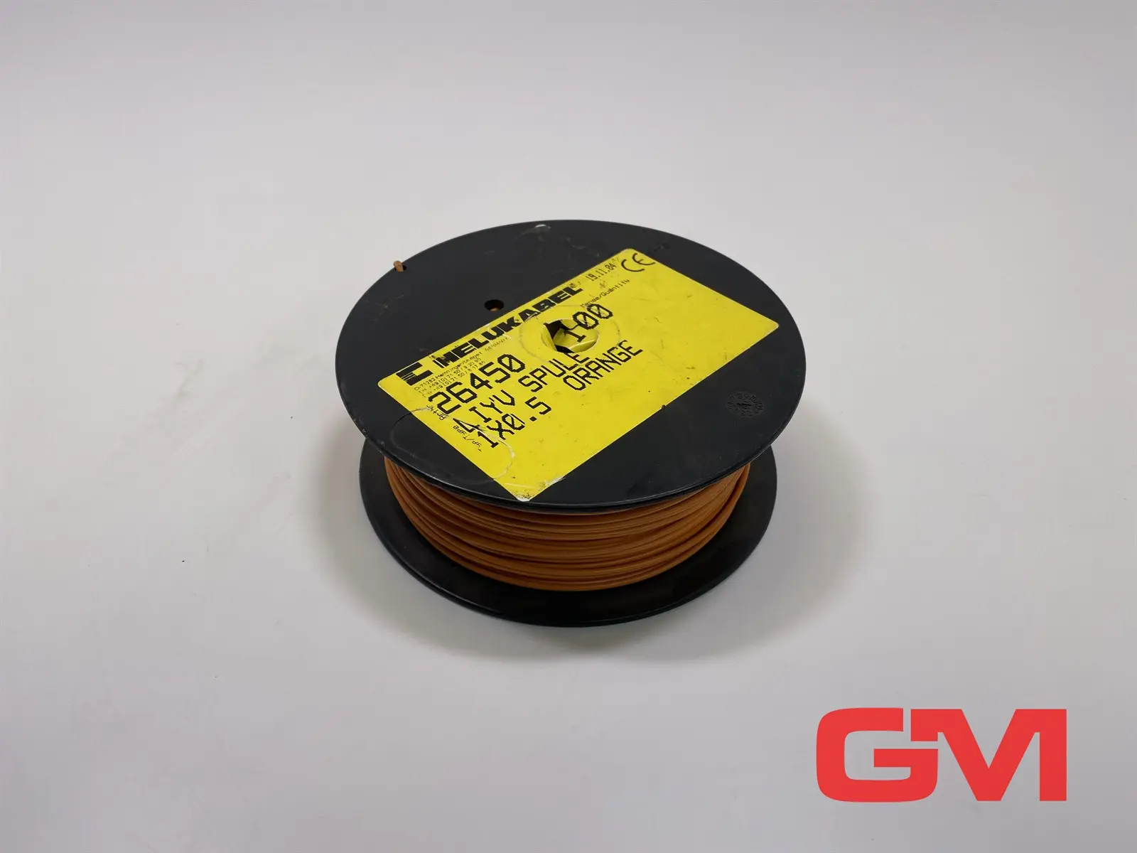 Produktfoto 1 von Helukabel PVC-Einzeladern LIYV 1x0,5 mm² single core orange Litze Spule 100m