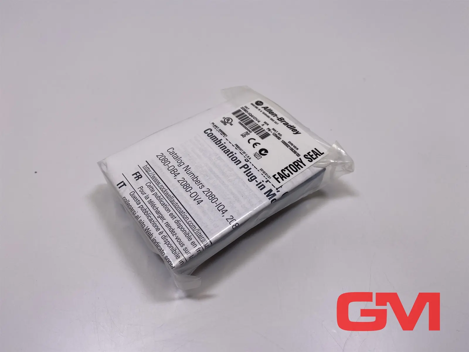 Produktfoto 1 von Allen Bradley Eingang-Ausgangmodul 2080-IQ4/OV4 Input Output Serie A PN-125480