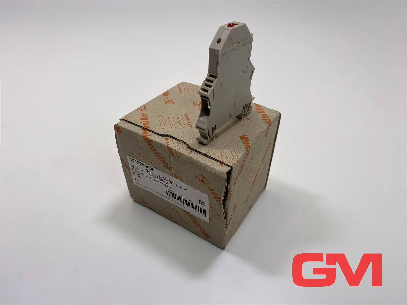 Produktfoto 1 von VE 10 Weidmüller Sicherungsklemme WSI 6/LD 30-70VDC/AC terminal block 1012200000