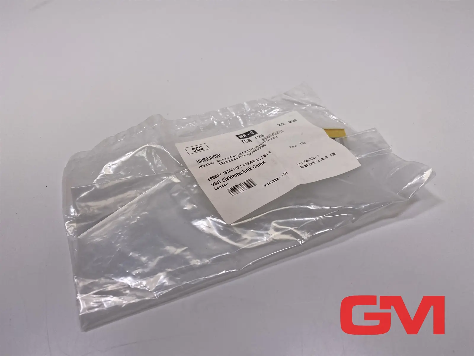 Produktfoto 1 von VE 2x Weidmüller Querverbinder ZQV 2.5/10 cross-connector 1608940000 24 A Brücke