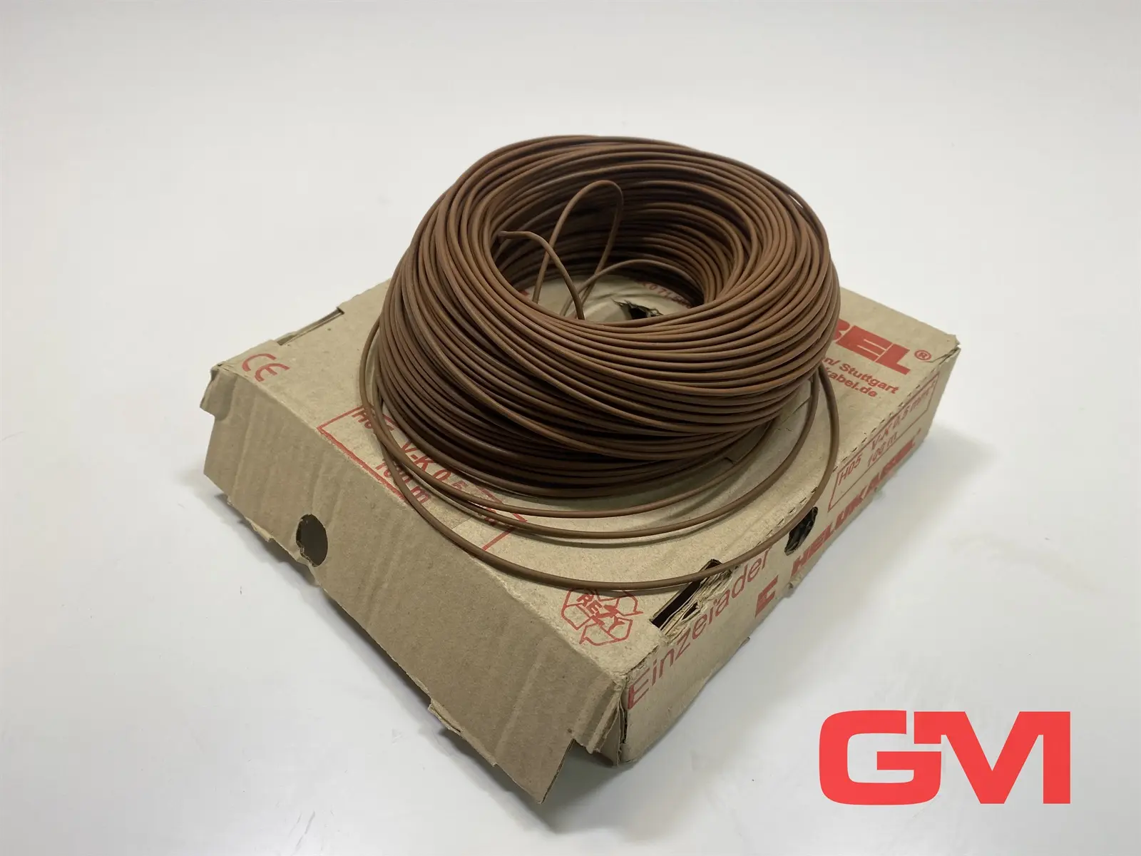 Produktfoto 1 von Helukabel Einzelader H05V-K braun 1x0,5 mm² single core brown 26593 Spule 100m