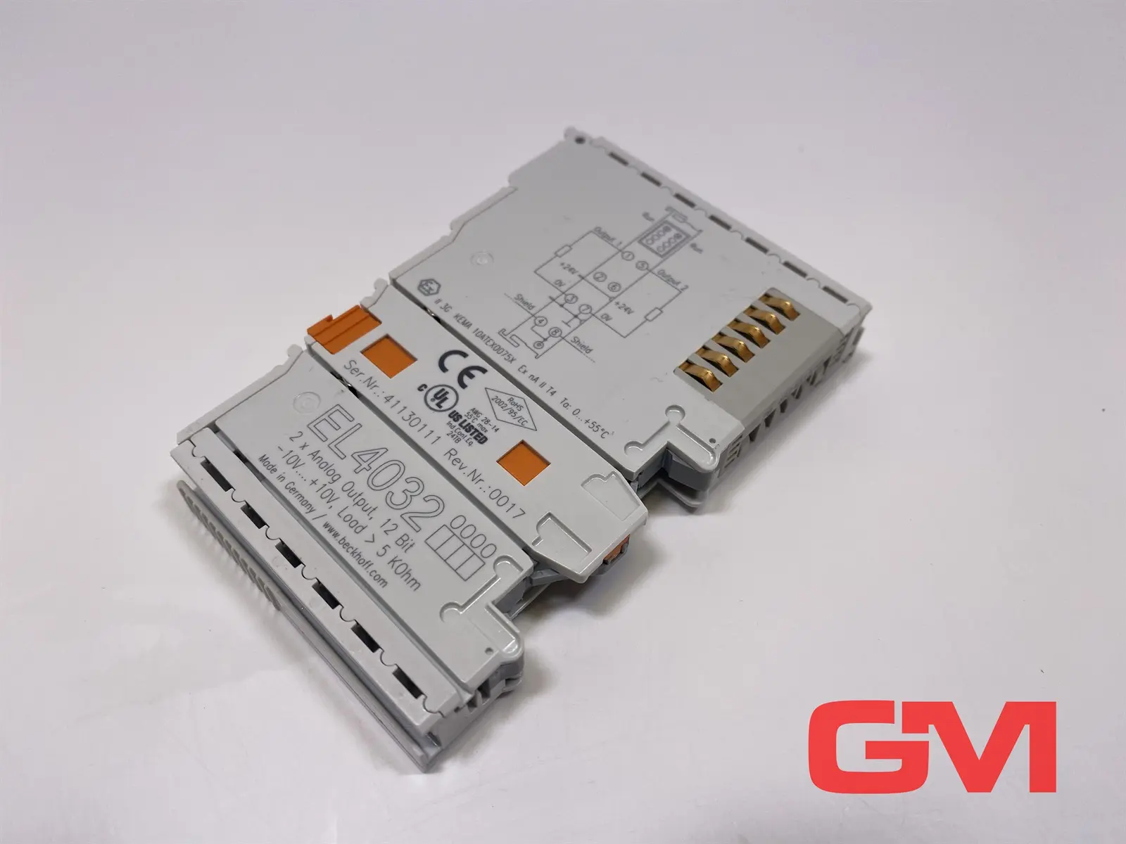 Produktfoto 1 von Beckhoff Analogausgangsmodul EL4032 output modul EtherCAT-Klemme 2-Kanal 12 Bit