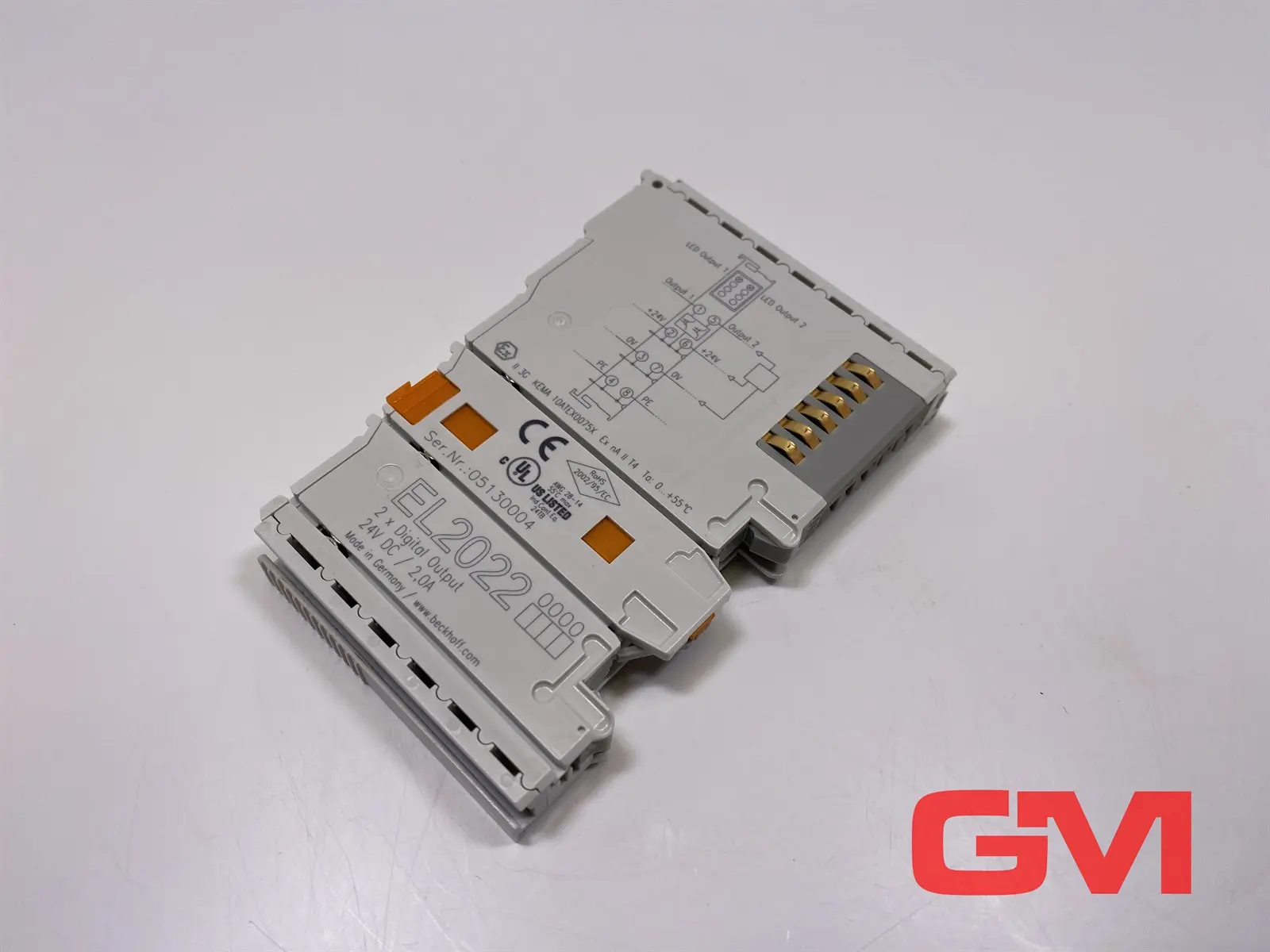 Produktfoto 1 von Beckhoff EtherCAT-Klemme EL2022 terminal 2-Kanal-Digital-Ausgang 24V DC 2,0A