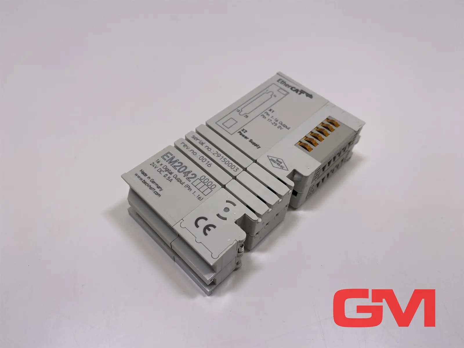 Produktfoto 1 von Beckhoff EtherCAT-Klemme EM2042 Terminal 16-Kanal-Digital-Ausgang D-Sub 24V DC