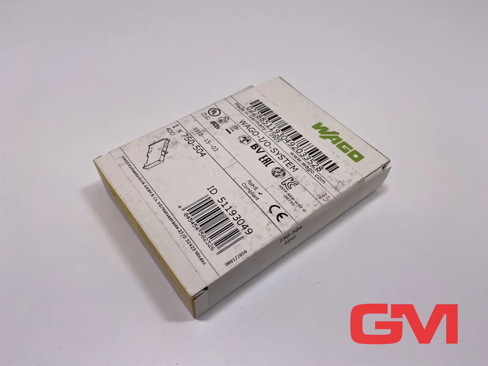 Produktfoto 1 von Wago 4-Kanal-Digitalausgangsmodul 750-504 digital output module 24V DC 0,5 A