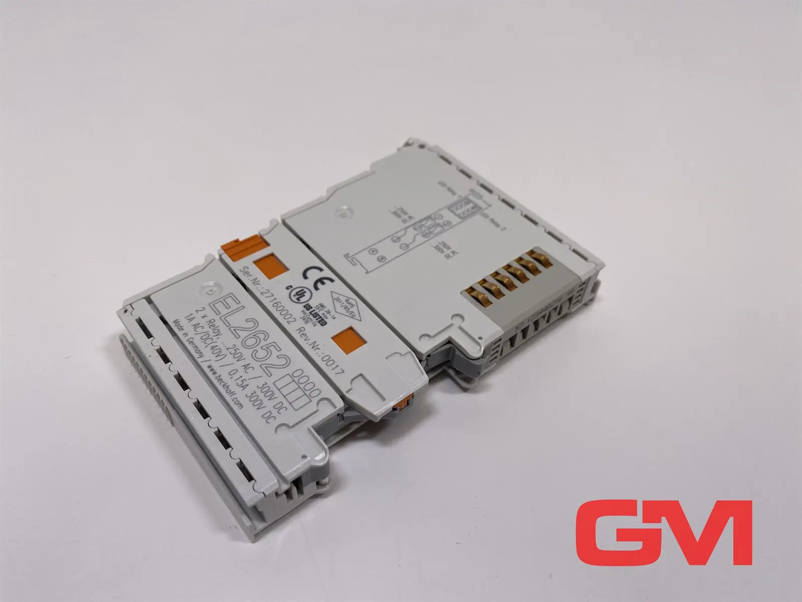 Produktfoto 1 von Beckhoff 2-Kanal-Relais-Ausgang EL2652 EtherCAT-Klemme EL 2652 230 V AC 300 V DC