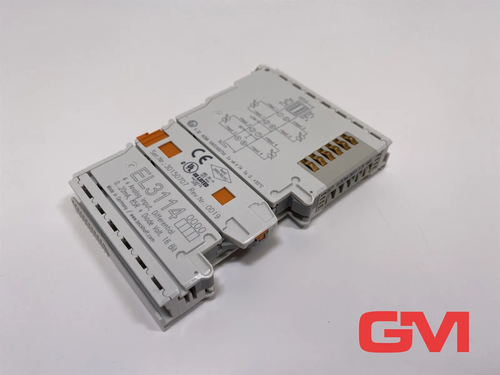 Produktfoto 1 von Beckhoff 4-Kanal-Analog-Eingang EL3114 EtherCAT-Klemme analog input EL 3114