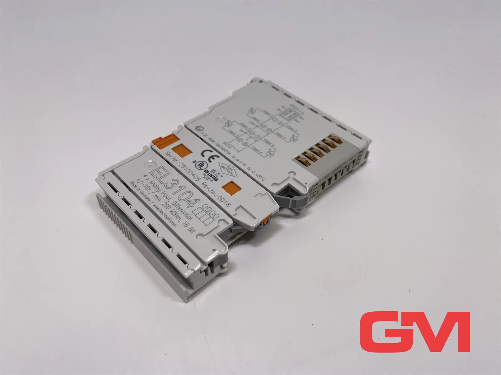 Produktfoto 1 von Beckhoff 4-Kanal-Analog-Eingang EL3104 EtherCAT-Klemme analog input EL 3104