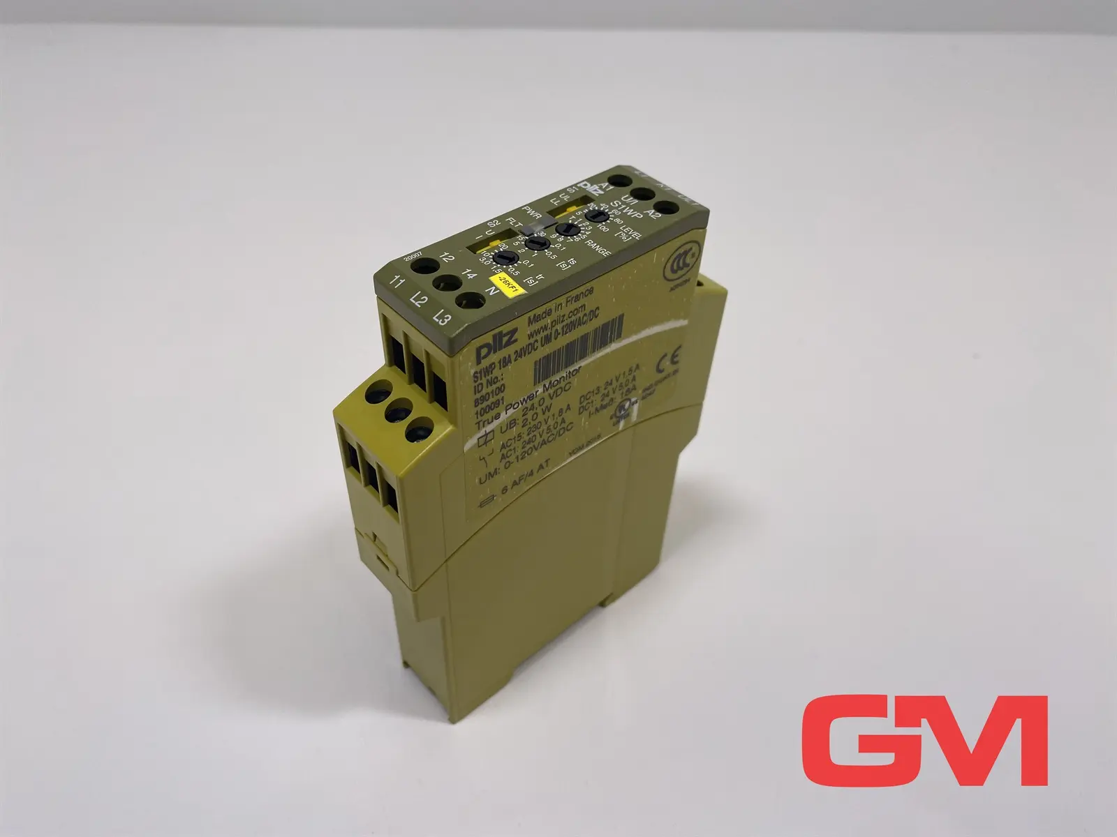 Produktfoto 1 von Pilz Wirkleistungsüberwachung 890100 True Power Monitor S1WP 18A 24VDC 0-120VAC