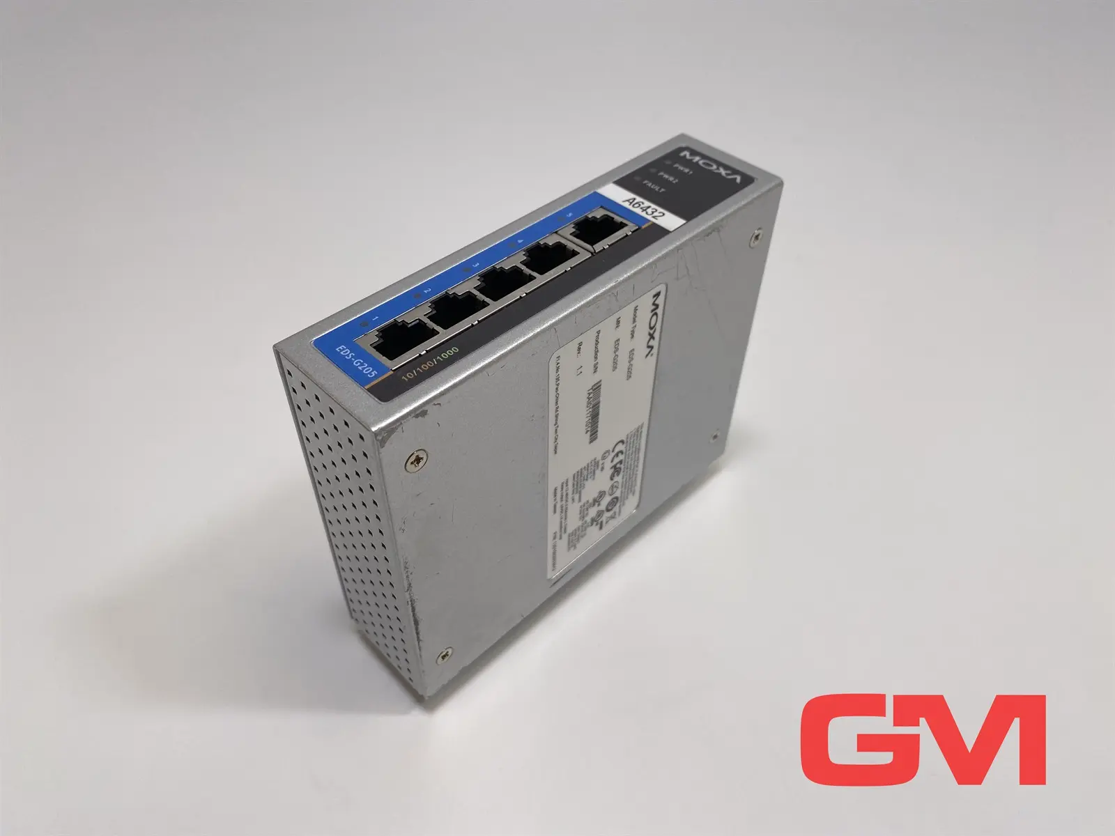 Produktfoto 1 von Moxa Ethernet Switch EDS-G205 Unmanaged full Gigabit 10/100/1000BTX ports