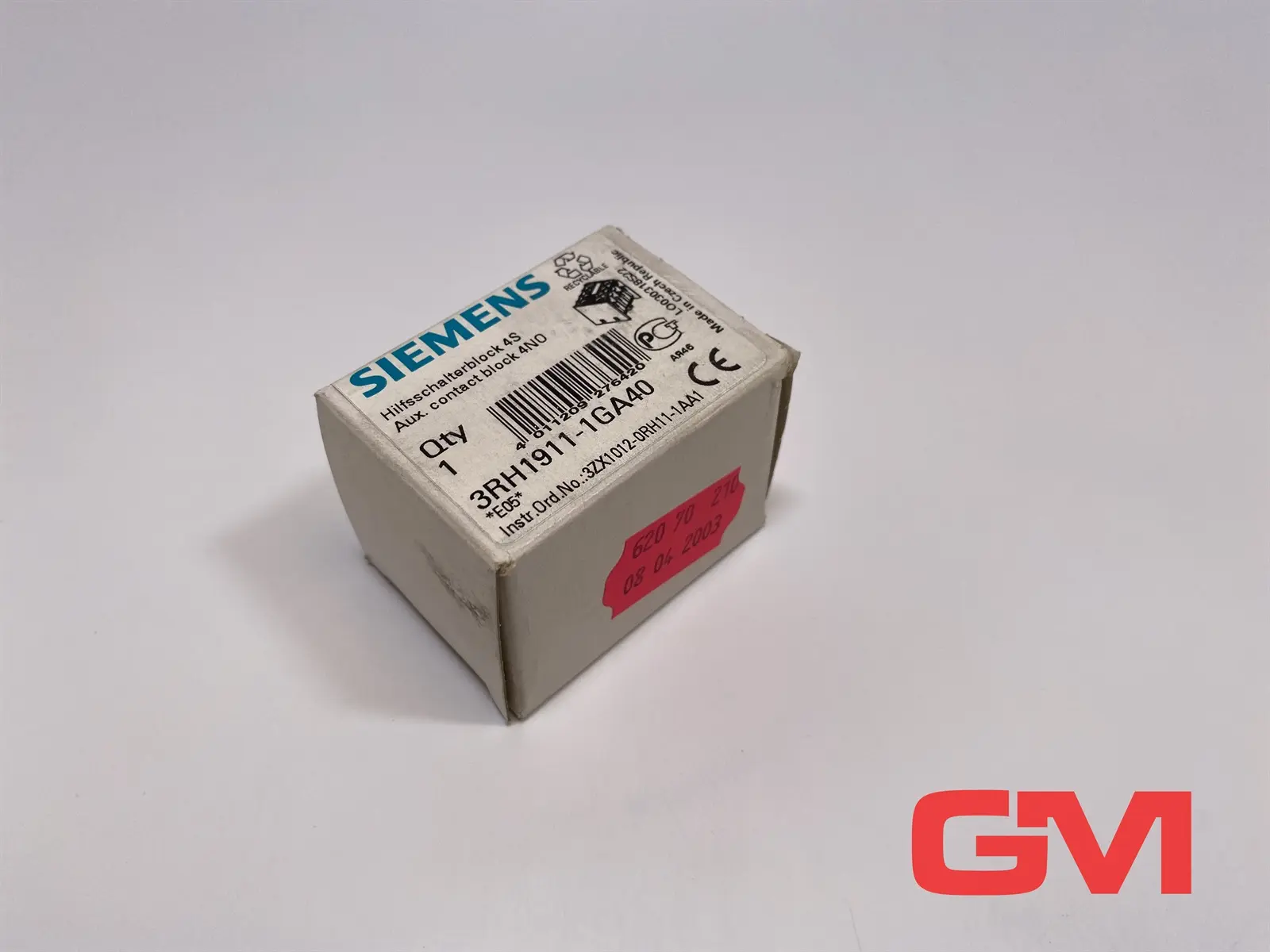 Produktfoto 1 von Siemens Hilfsschalterblock 4S 3RH1911-1GA40 Auxiliary contact block 4NO