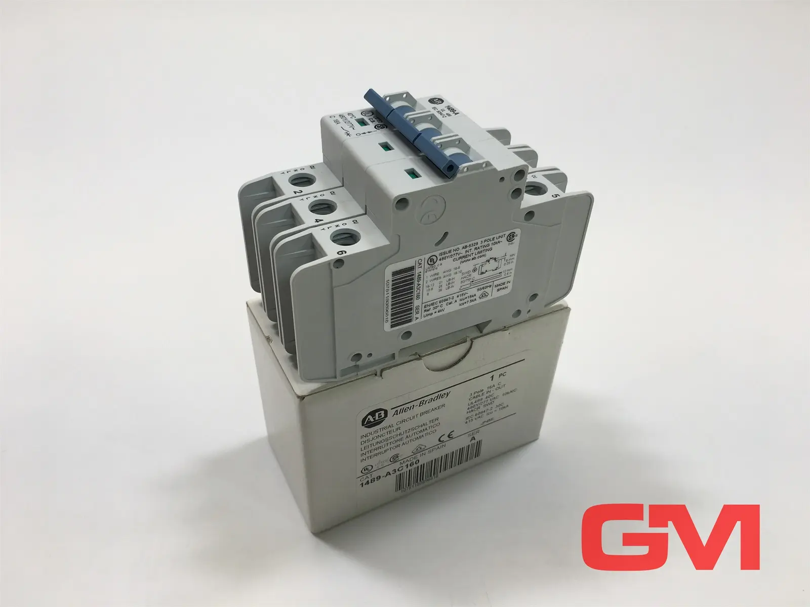 Produktfoto 1 von Allen-Bradley Leistungsschutzschalter 1489-A3C160 circuit breaker Serie A 16 A