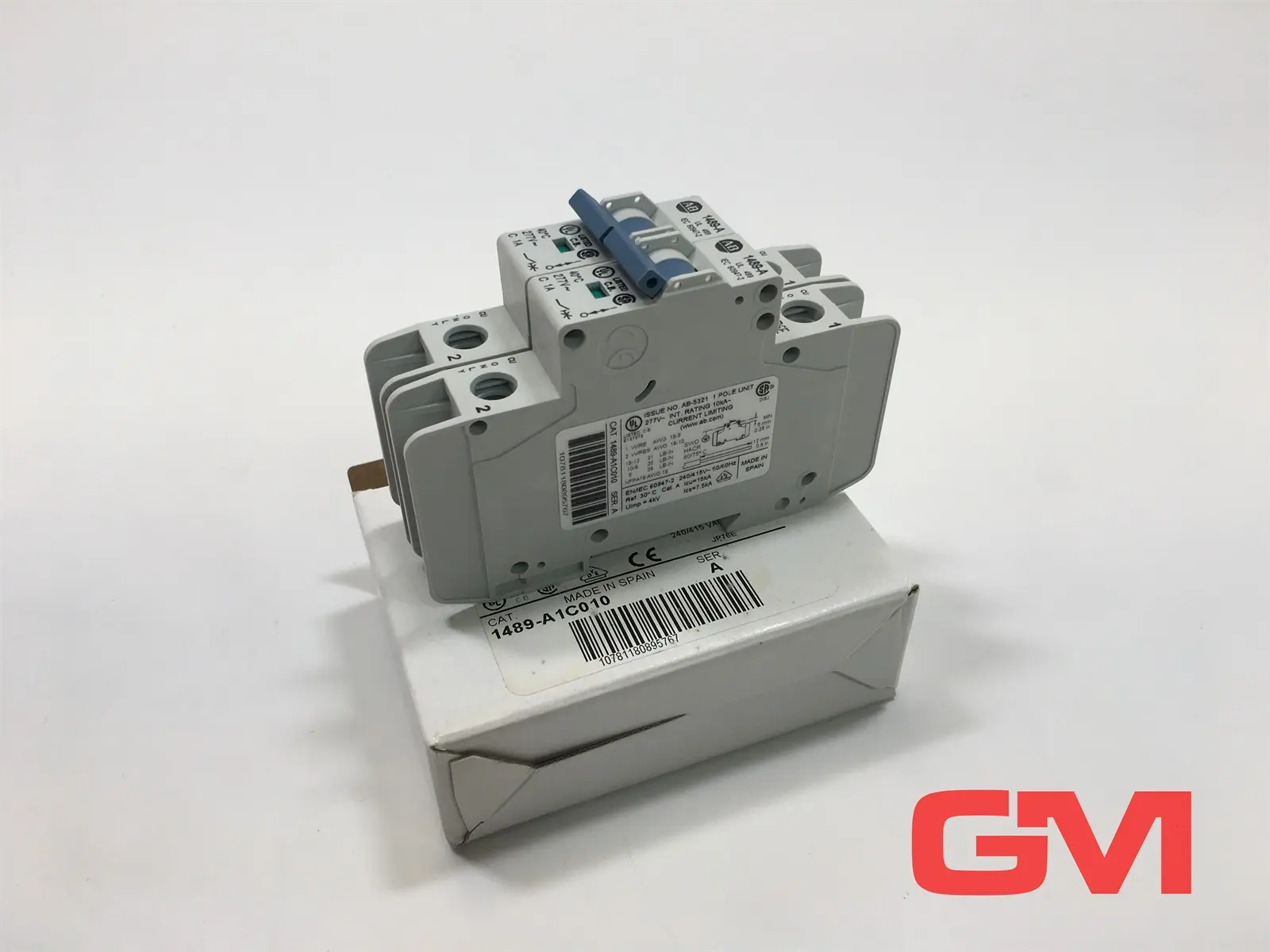 Produktfoto 1 von VPE 2x Allen-Bradley Leistungsschutzschalter 1489-A1C010 circuit breaker Ser. A