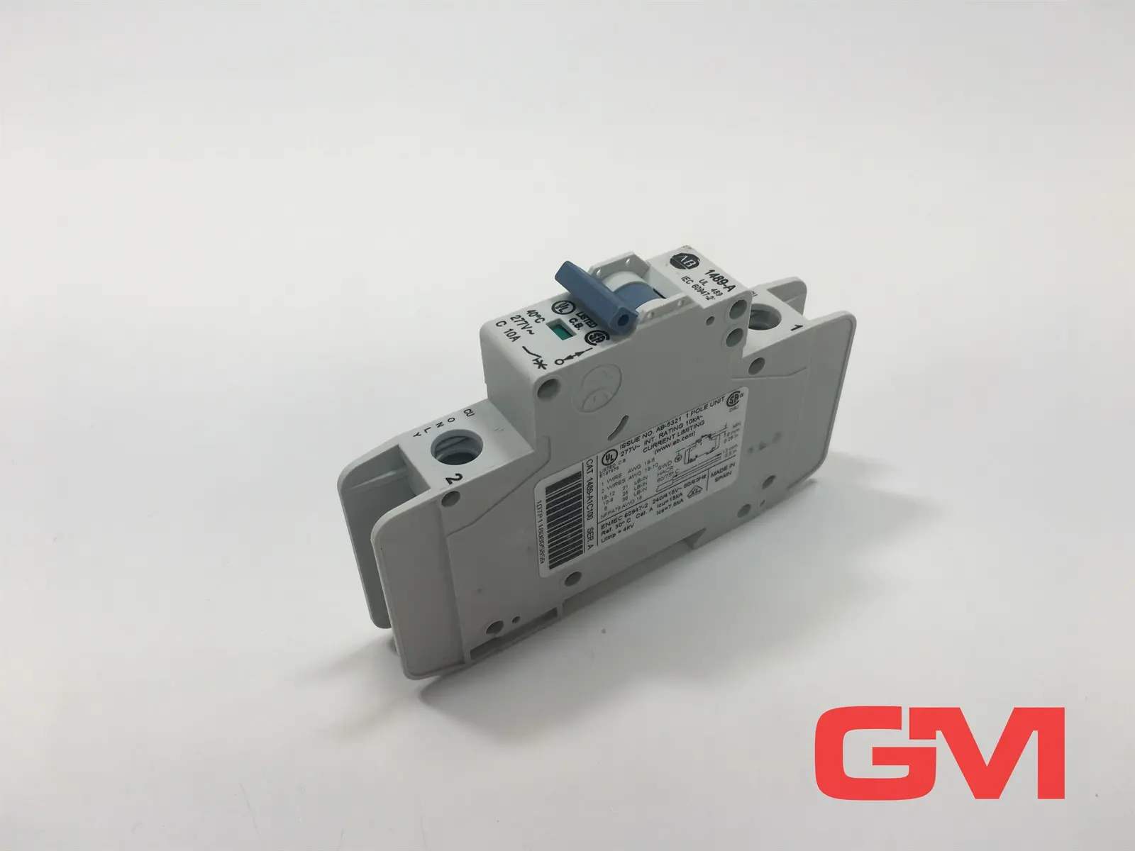 Produktfoto 1 von Allen-Bradley Miniatur Leistungsschutzschalter 1489-A1C100 breaker 10A 1P 277VAC