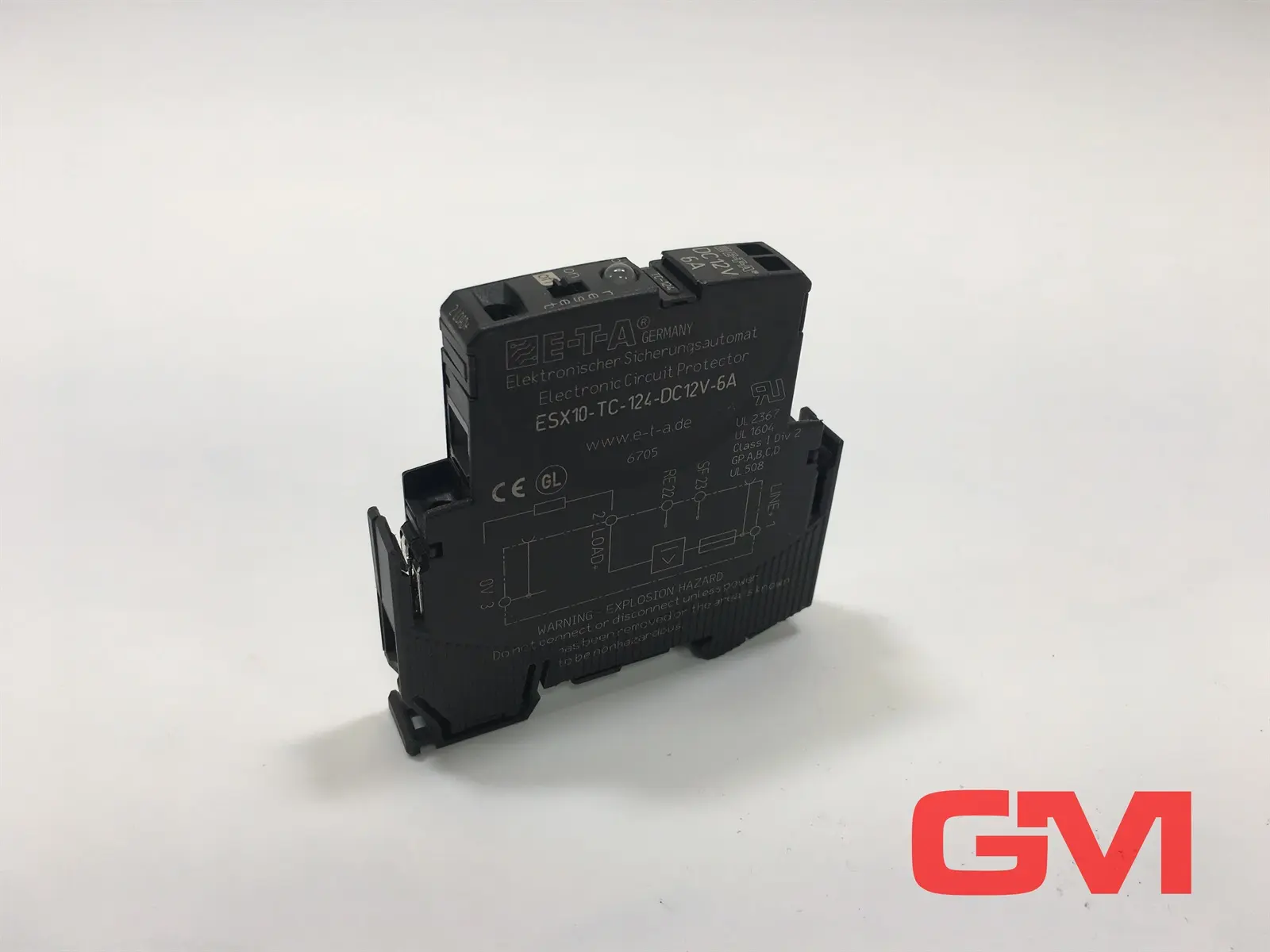 Produktfoto 1 von E-T-A Elektronischer Sicherungsautomat ESX10-TC-124-DC12V-6A circuit protector