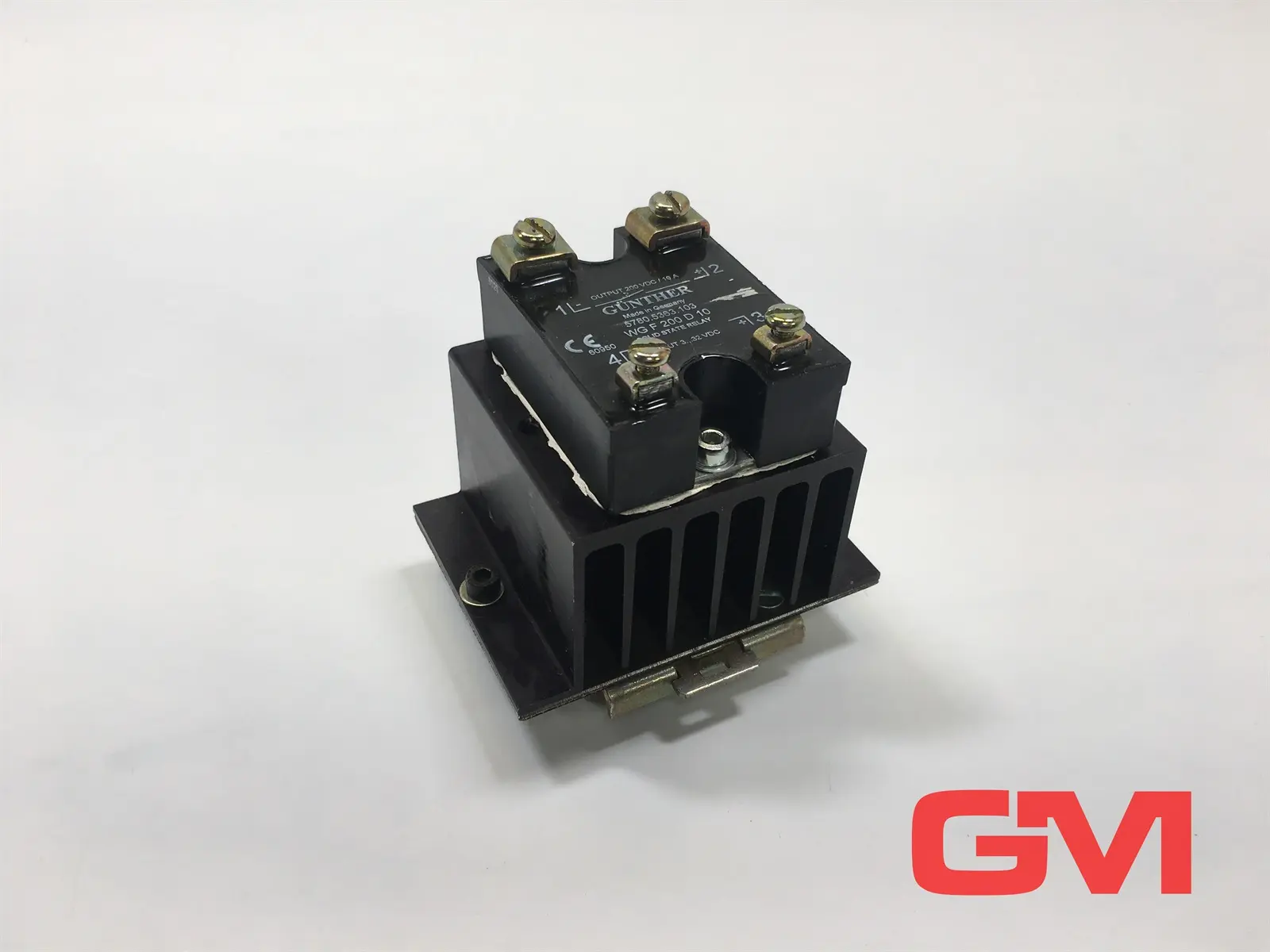 Produktfoto 1 von Günther Halbleitrelais WG F 200 D 10 solid state relay 5780.5363.103 10A/200V DC