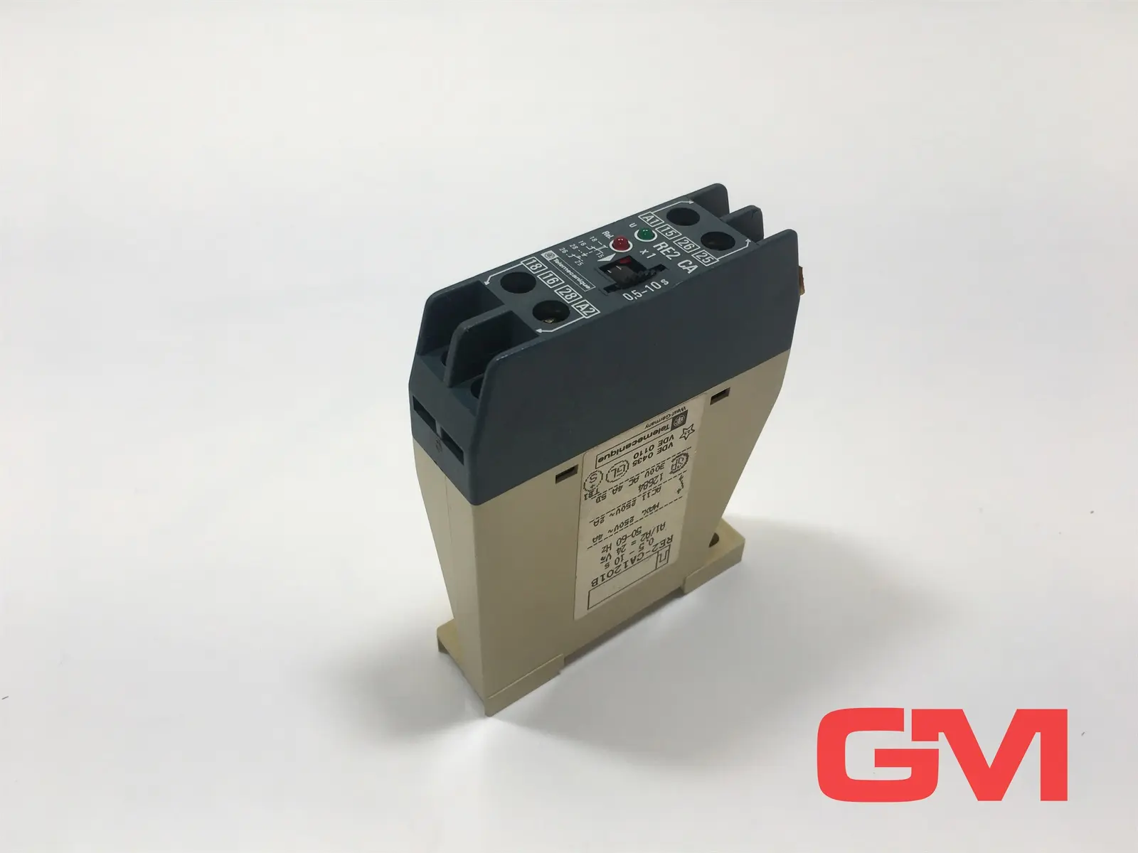 Produktfoto 1 von Telemecanique Zeitrelais RE2-CA1201B RE2 CA time relay 0,5-10s 24VDC beschädigt