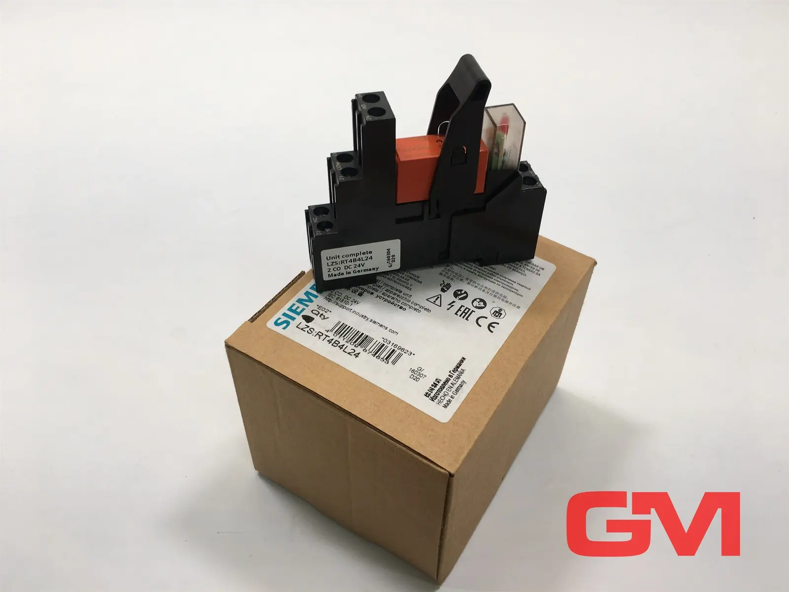 Produktfoto 1 von Siemens Steckrelais Komplettgerät  LZS:RT4B4L24 plug-in relay unit 2CO 24V DC