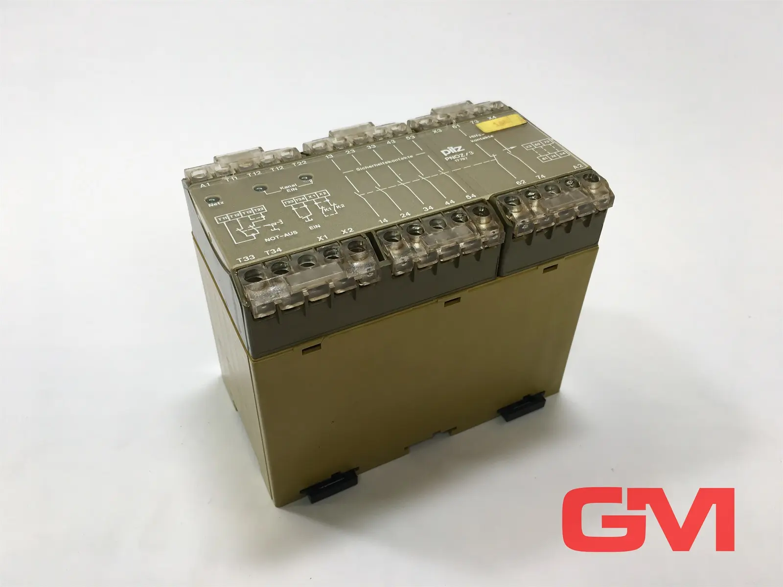 Produktfoto 1 von Pilz Not-Aus Schaltgerät PNOZ/3 emergency stop switch 474895 24VDC 5S 1Ö 1W