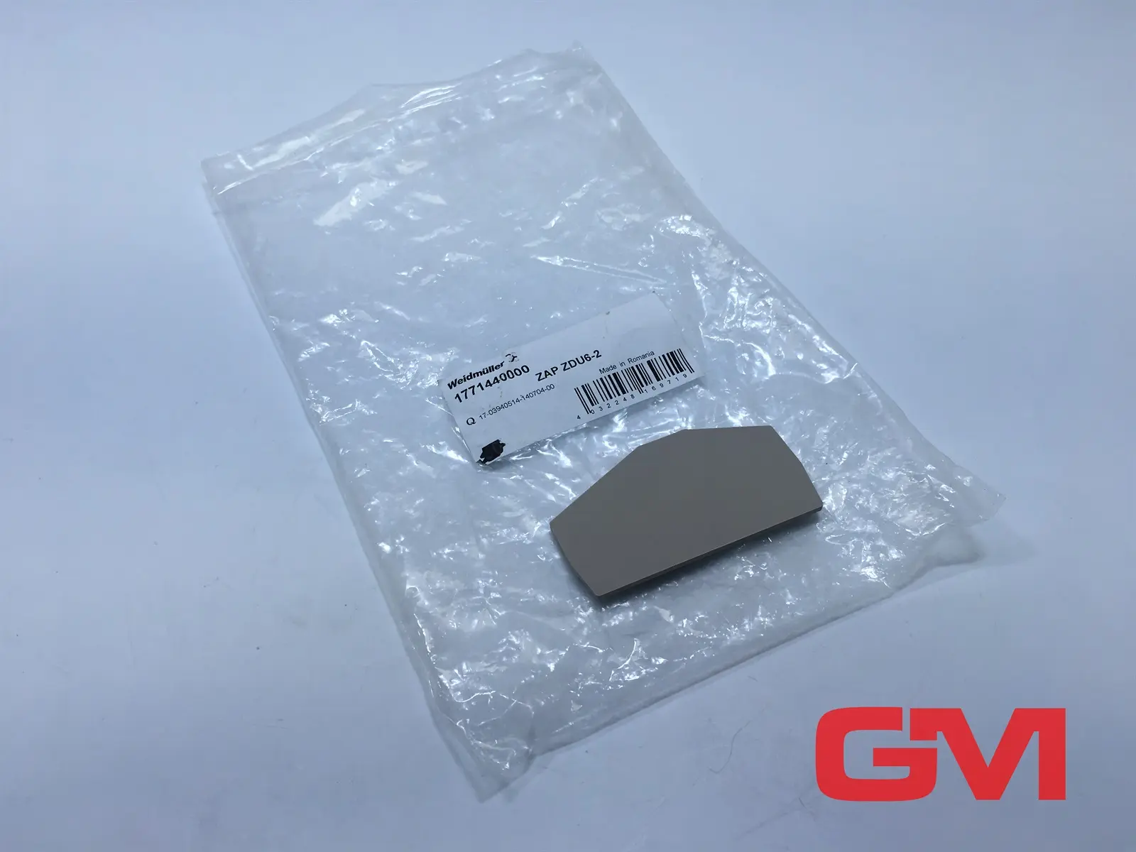 Produktfoto 1 von VE 40x Weidmüller Abschlussplatte ZAP ZDU6-2 end plate Z-series 1771440000
