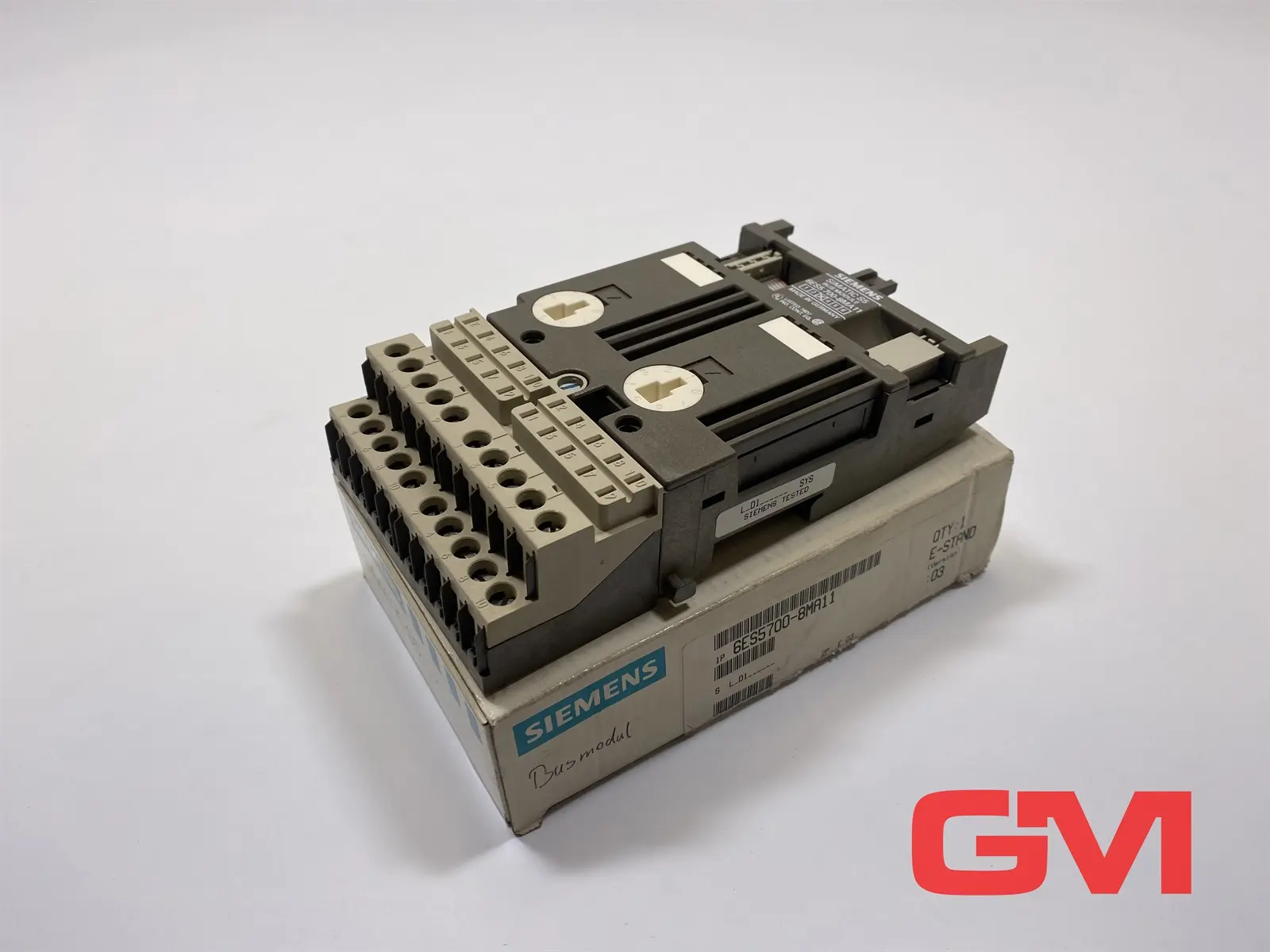 Produktfoto 1 von Siemens Busmodul 6ES5 700-8MA11 100U/ET 200 U bus module Simatic S5 E-Stand 03