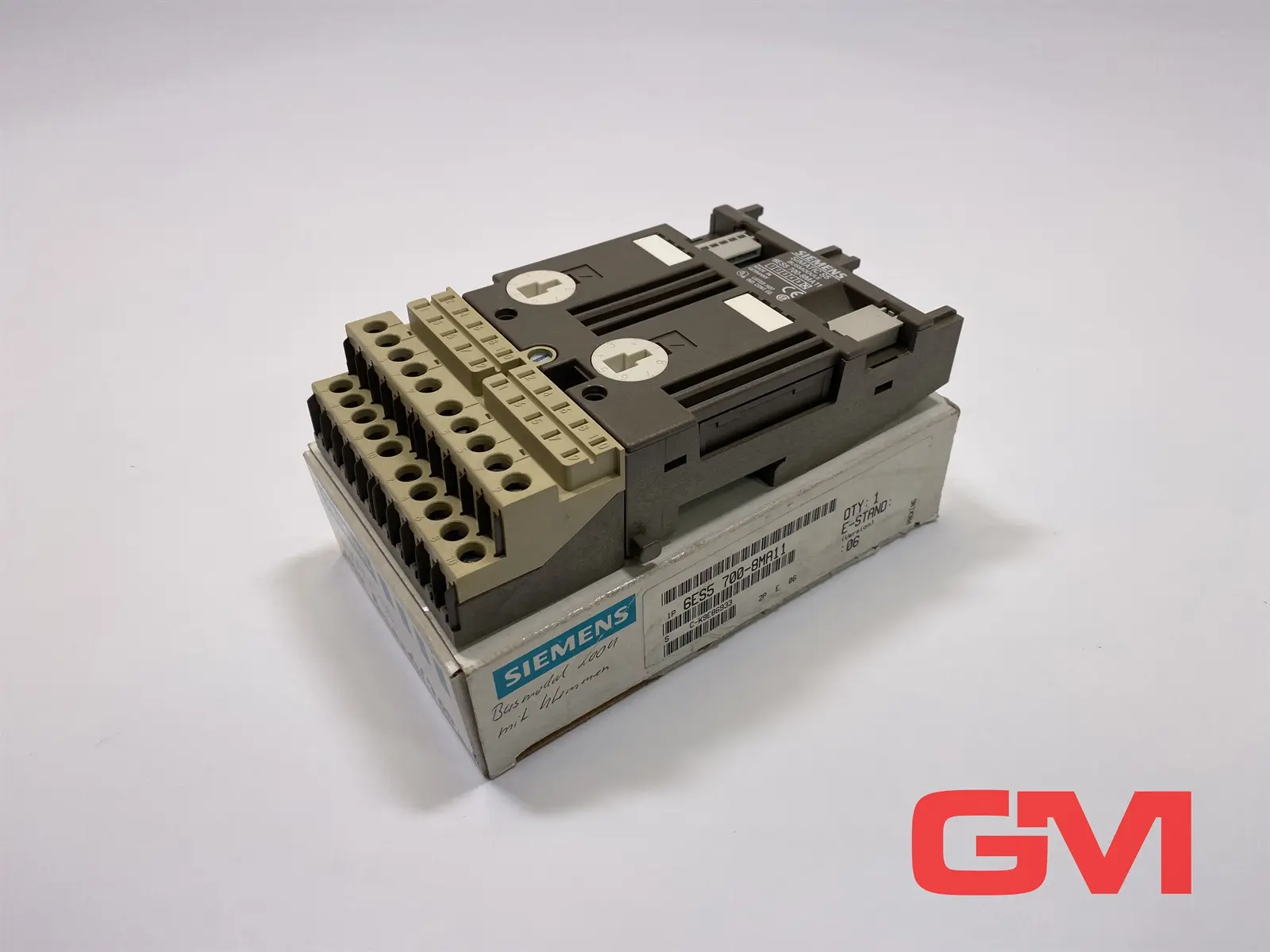 Produktfoto 1 von Siemens Busmodul 6ES5 700-8MA11 100U/ET 200 U bus module Simatic S5 E-Stand 06