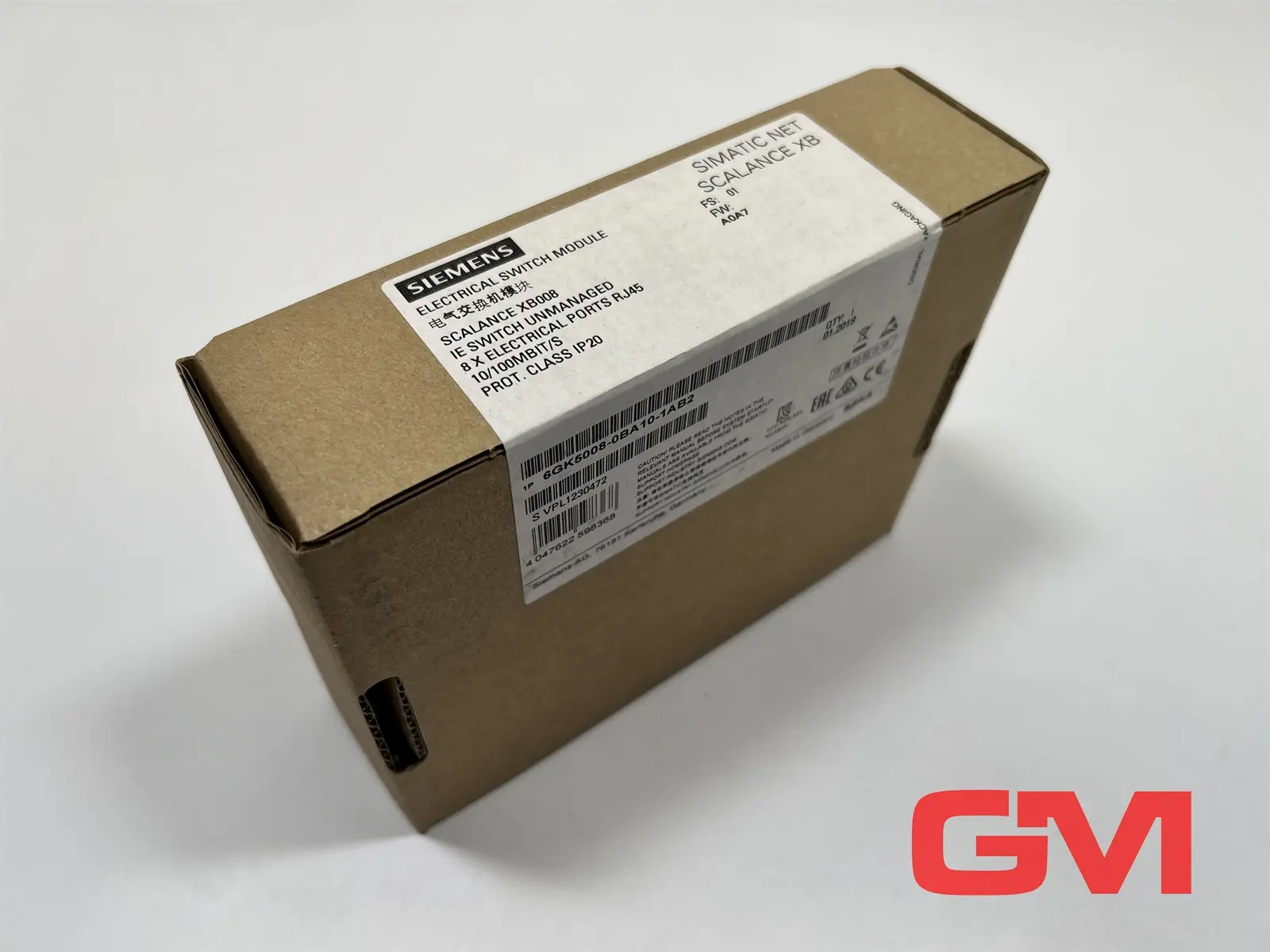 Produktfoto 1 von Siemens Electrical Switch Modul 6GK5008-0BA10-1AB2  Ethernet SCALANCE XB008 FS:1