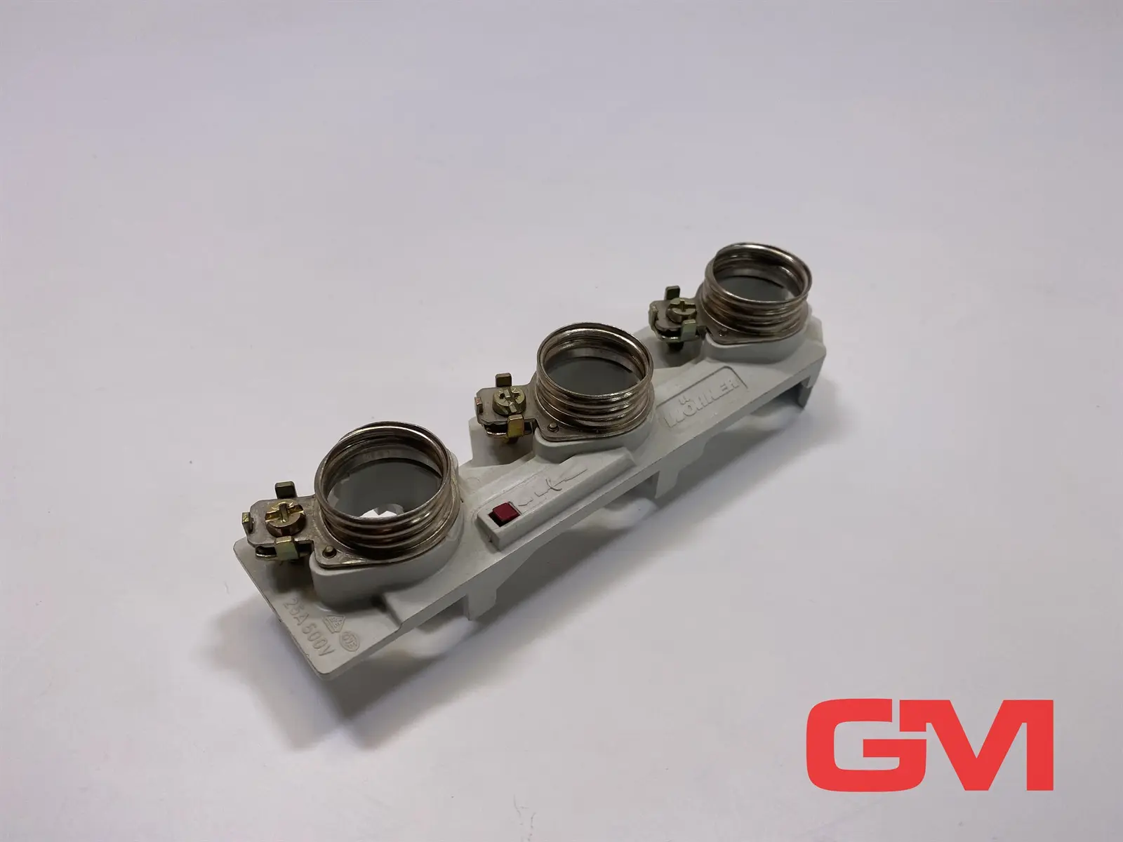 Produktfoto 1 von Wöhner Sicherungshalter 1 2303 fuse holder 25A 500V 3-polig Sicherungssockel