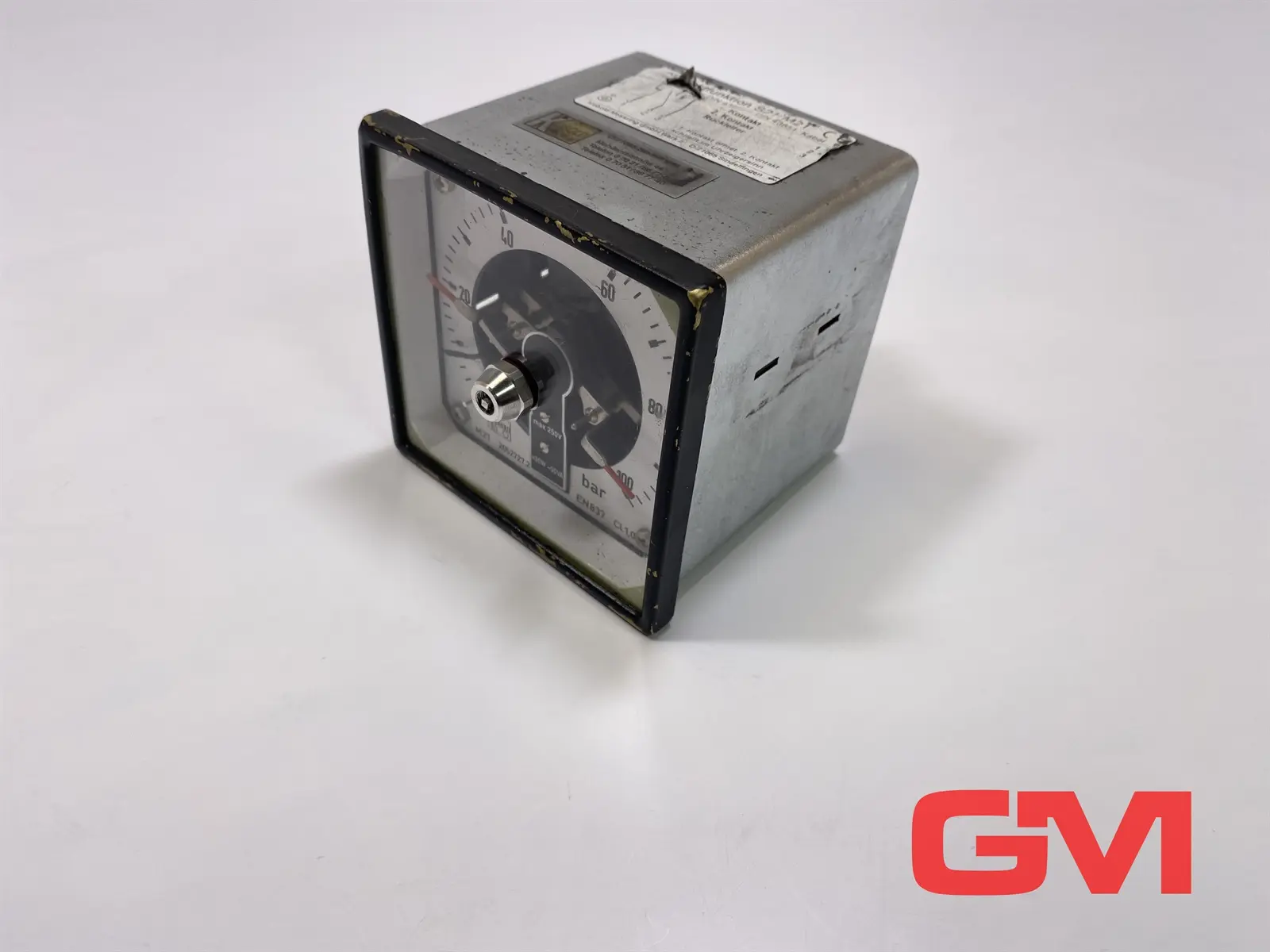 Produktfoto 1 von Kobold Manometer M21 pressure gauge M 21 0-100 bar EN837 Cl.1,0 max 250V S21/M21