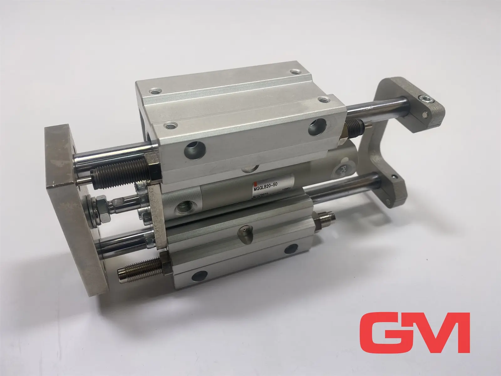 SMC Führungszylinder MGGLB20-50 guided cylinder Kugelführung Serie MGG Hub: 50mm