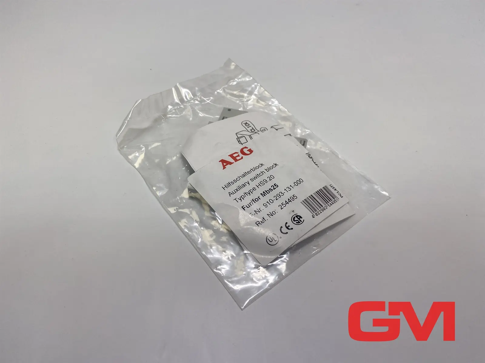 Produktfoto 1 von AEG Hilfsschalterblock HS9.20 auxiliary switch block 2NO 9010-293-131-000