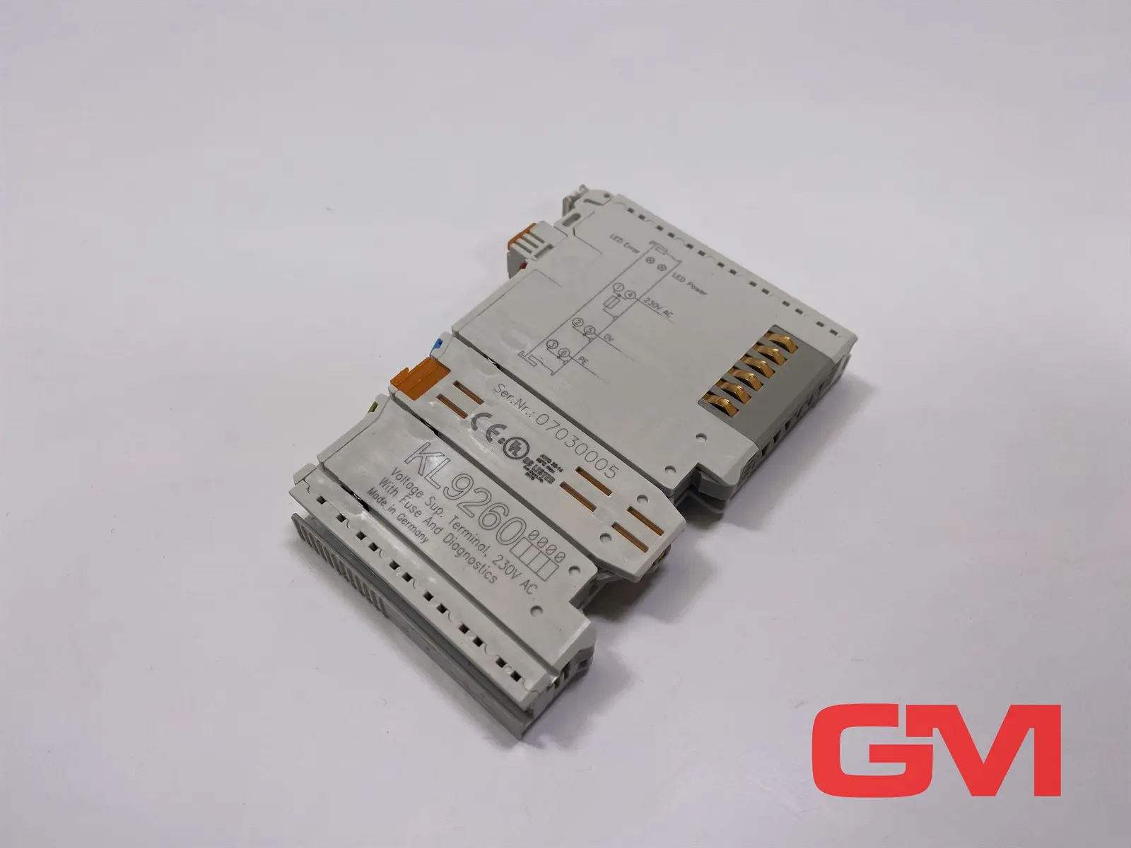 Produktfoto 1 von Beckhoff Potenzialeinspeiseklemme KL9260 potential supply terminal 120-230V AC