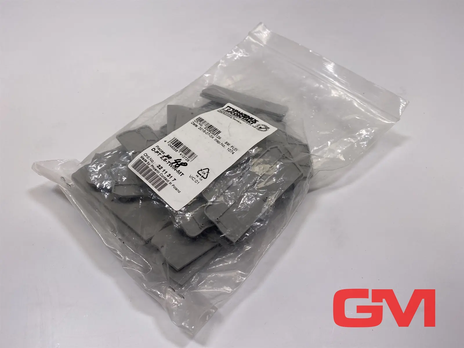 Produktfoto 1 von VE 48x Phoenix Contact Abschlussdeckel D-PT 2,5-TWIN-MT end cover 3211317