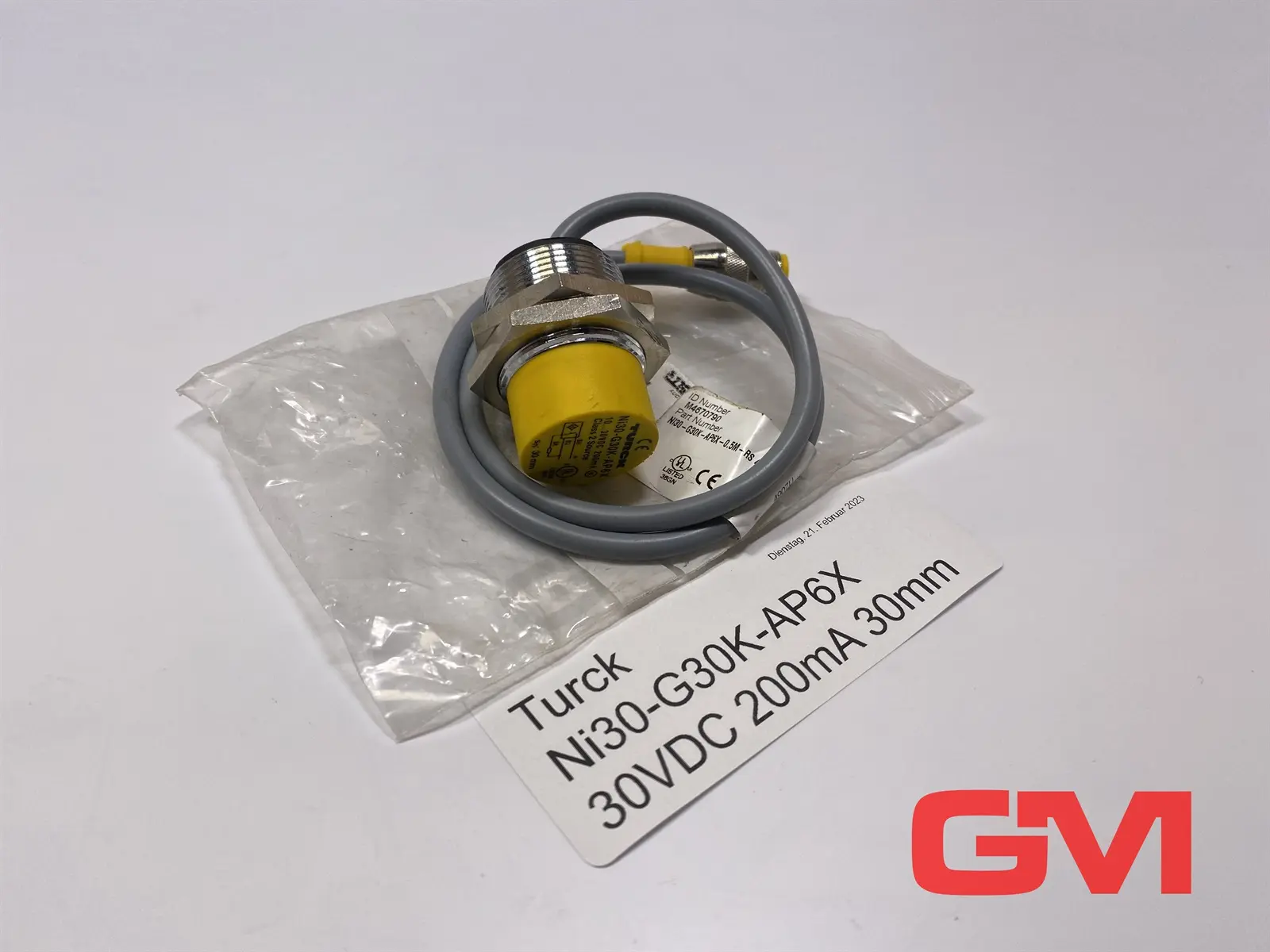 Produktfoto 1 von Turck Induktiver Sensor Ni30-G30K-AP6X inductive sensor Ni30-G30K-AP6X-0.5M-RS4T