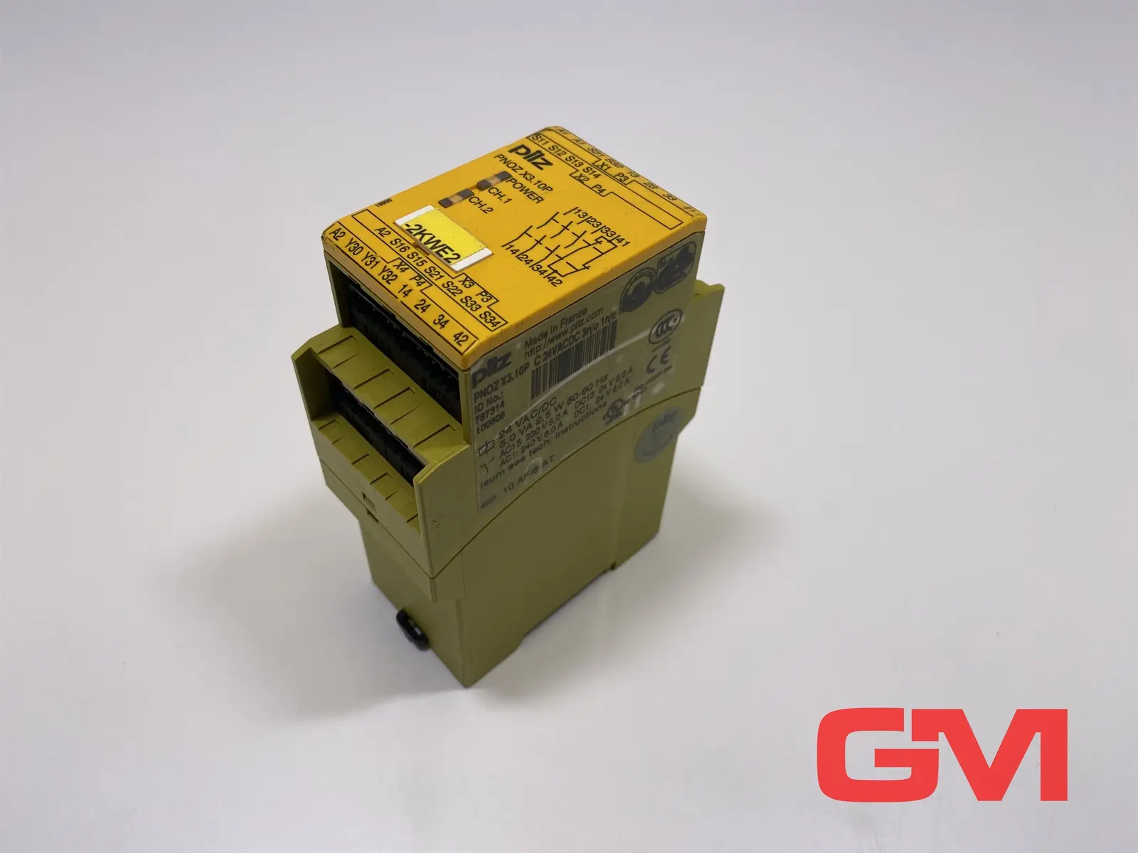 Produktfoto 1 von Pilz Sicherheitsschaltgerät 787314 Safety Relay PNOZ X3.10P C 24VACDC  3n/o 1n/c