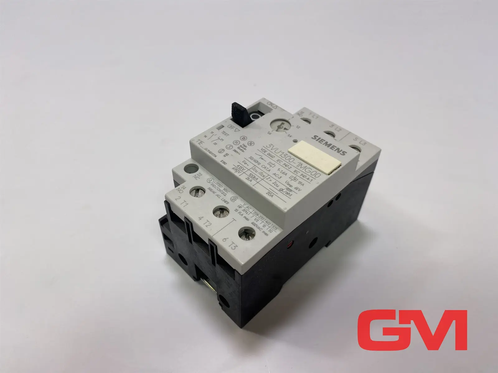 Produktfoto 1 von Siemens Leistungsschalter 3VU1300-1MG00 Circuit Breaker 1-1,6A 11E 1NO + 1NC