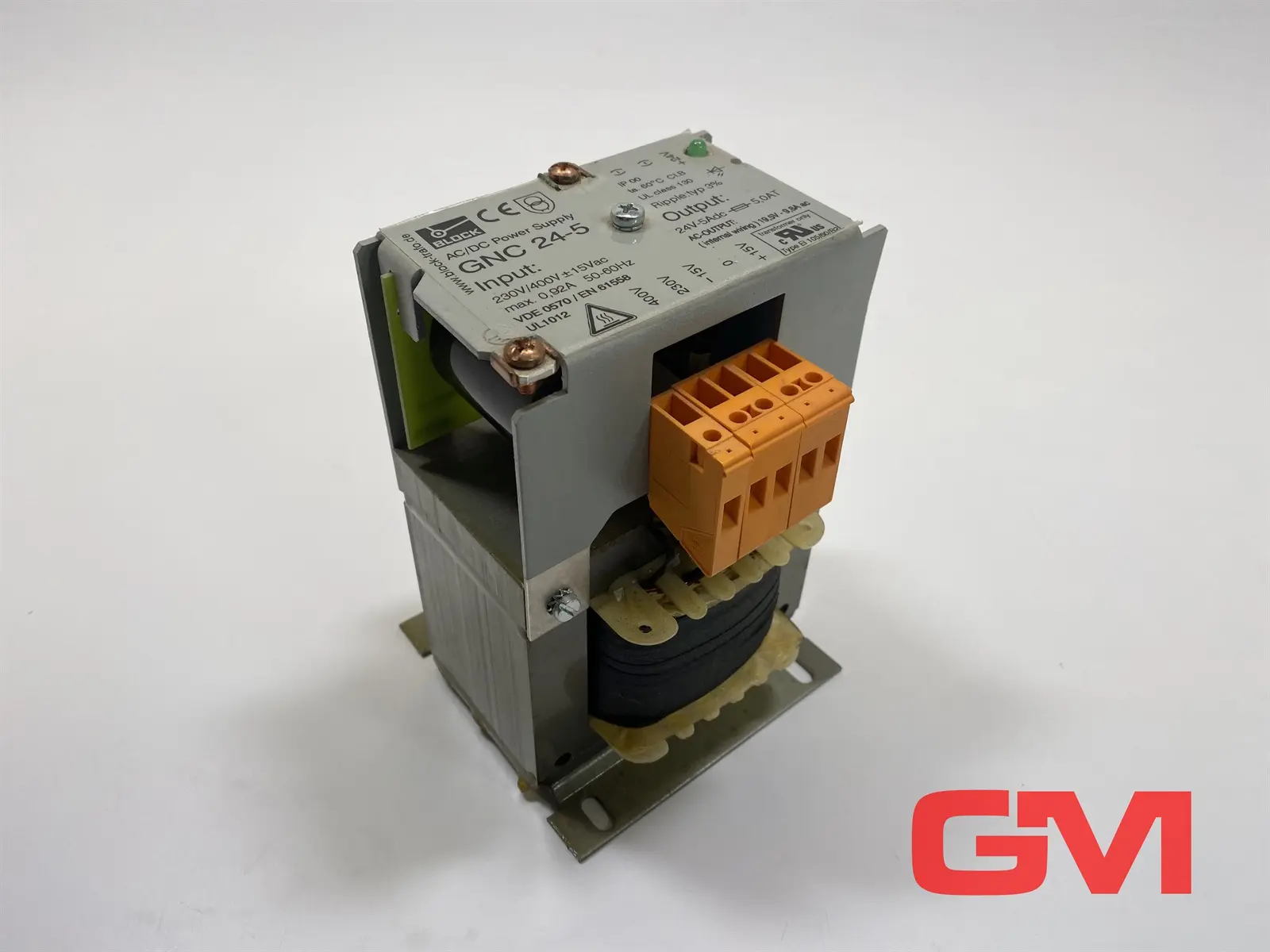 Produktfoto 1 von Block Ungeregelte Gleichstromversorgung GNC24-5 Non stabilized DC power supply