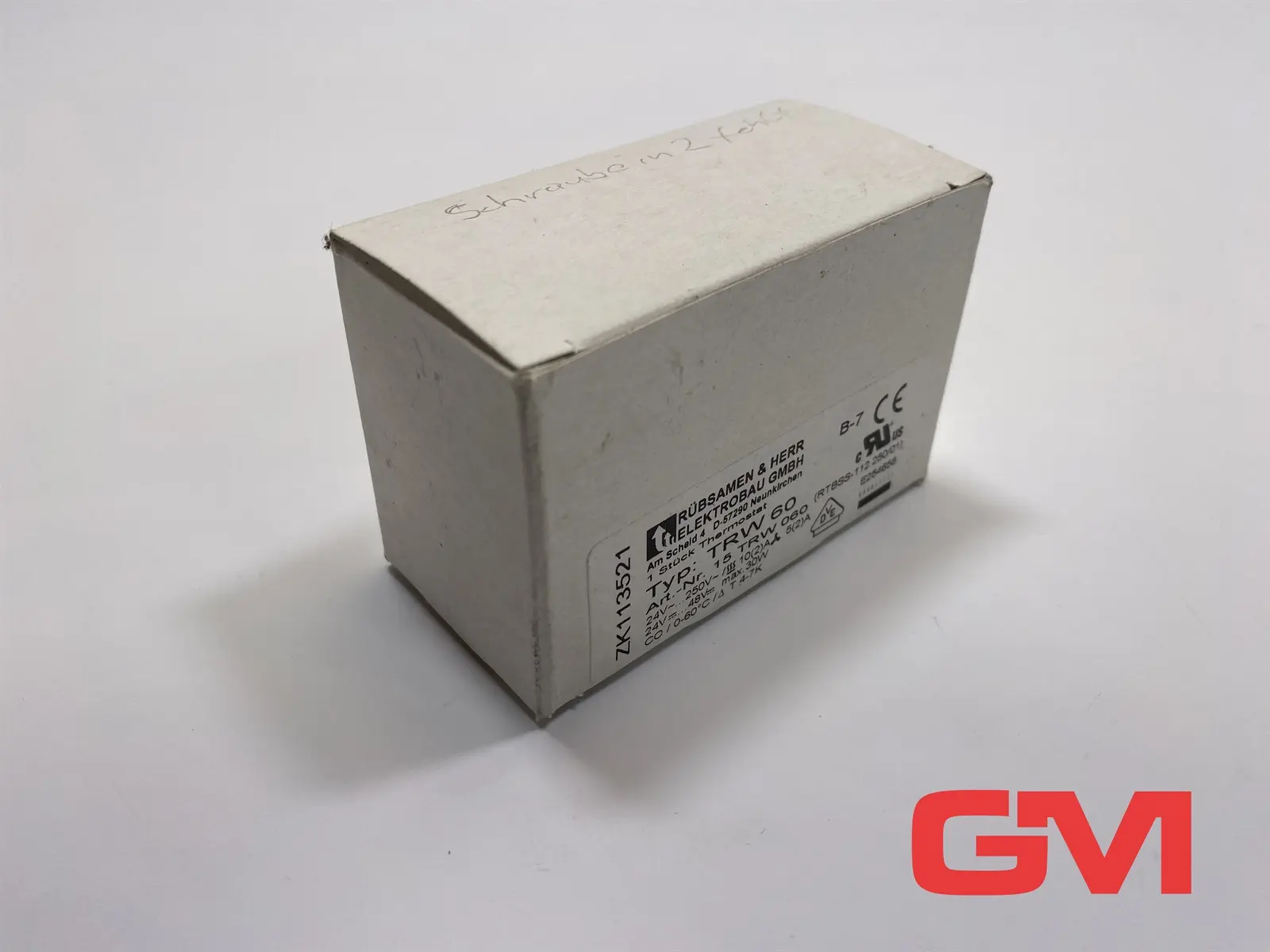 Produktfoto 1 von Rübsamen & Herr Schaltschranktemperaturregler TRW 60 15TRW060 1 Schraube fehlt