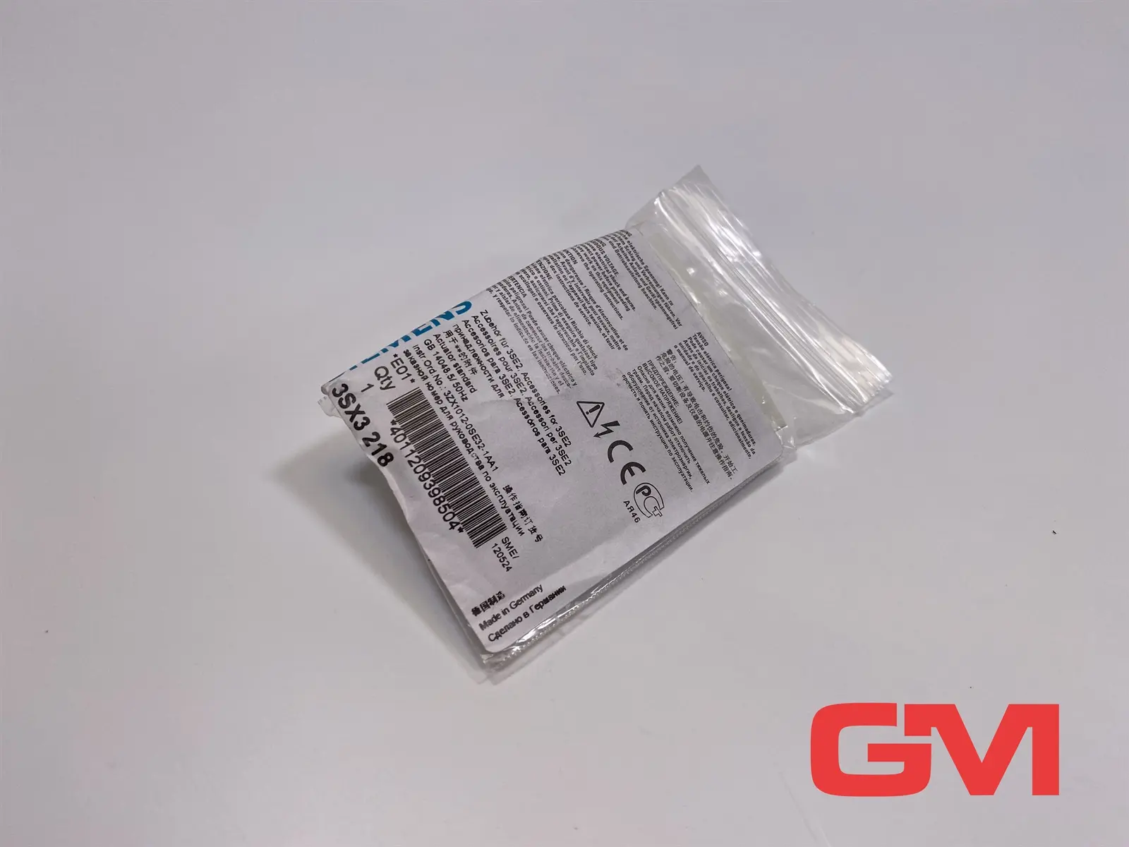 Produktfoto 1 von Simens Getrennter Betätiger 3SX3218 separate actuator für 3SE2243 und 3SE2257