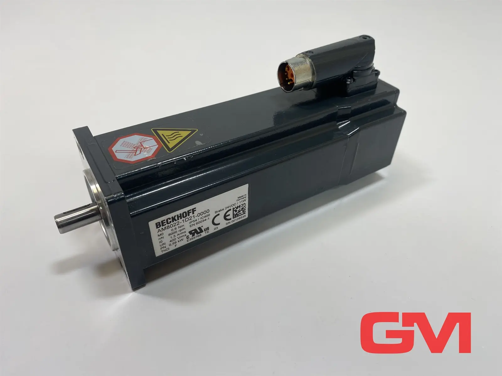 Produktfoto 1 von Beckhoff Servomotor AM8022-1D21-0000 Synchronmotor AM8022 8000rpm 0,59kW 0,80nM