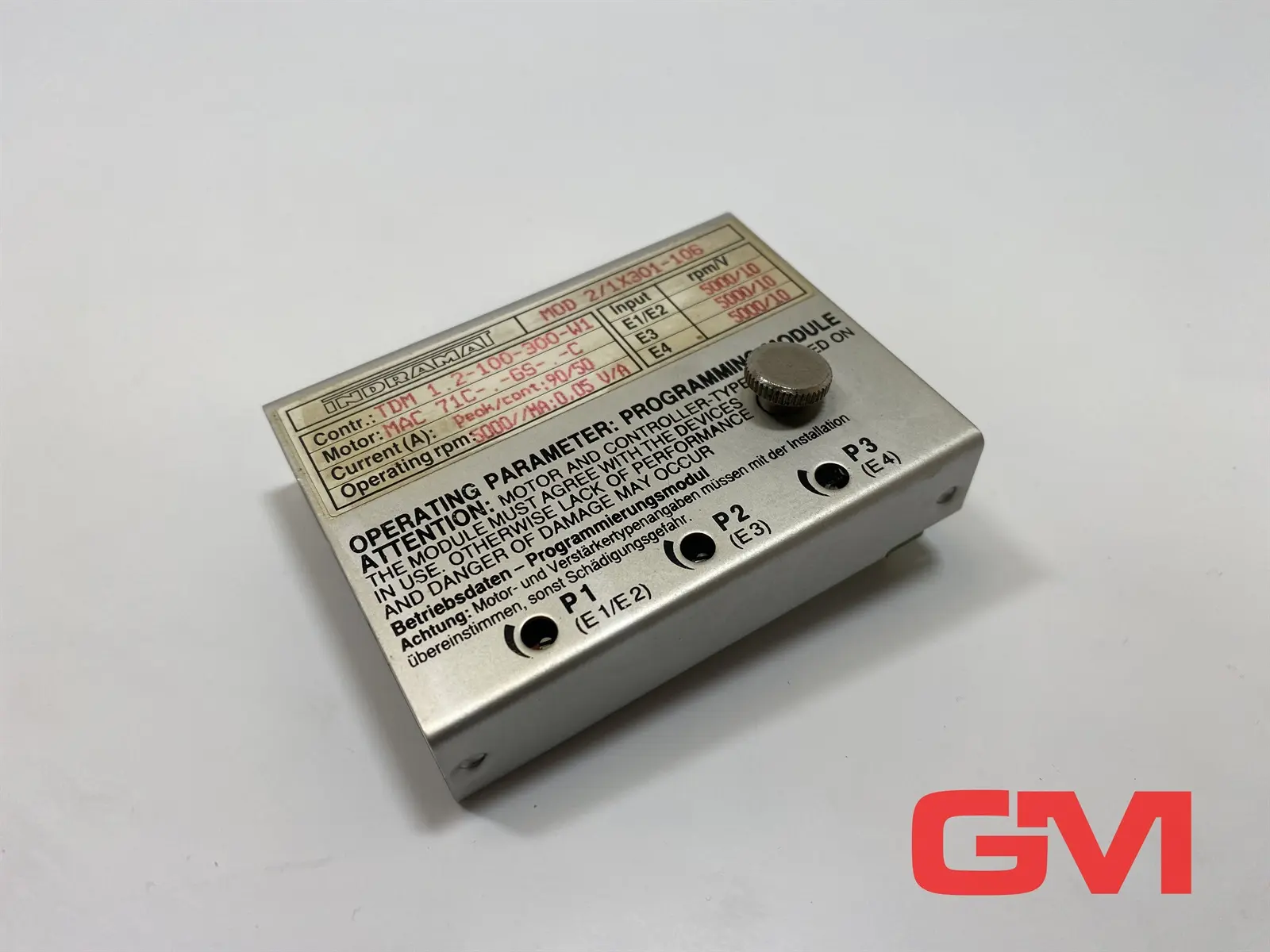 Produktfoto 1 von Indramat Programmierungsmodul MOD2/1X301-106  programming module Antriebsmodul