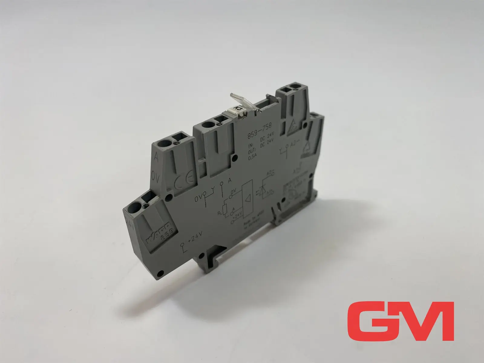 Produktfoto 1 von Wago Optokopplermodul 859-758 optocoupler terminal module 24V DC 0,5A 10kHz