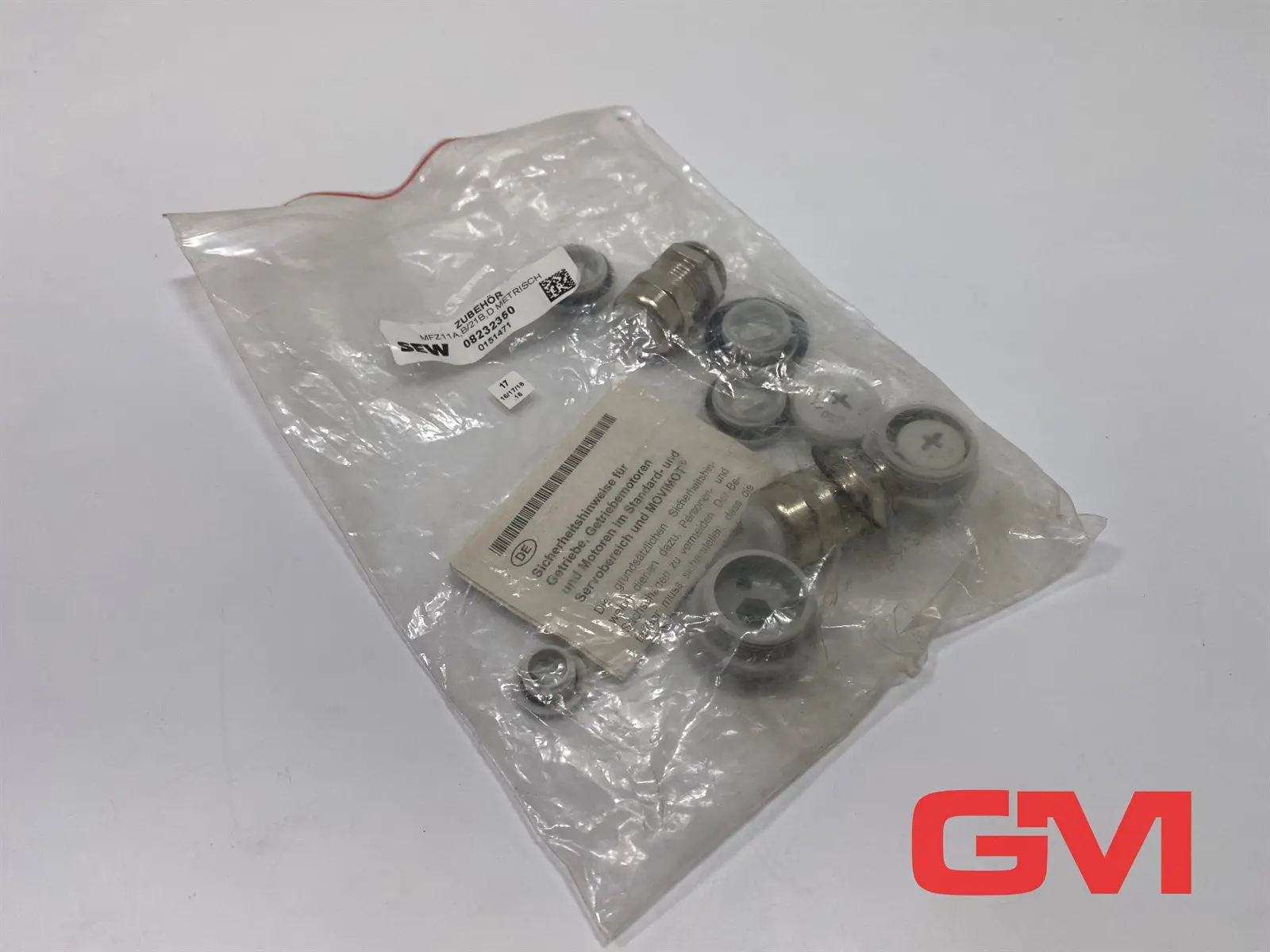 Produktfoto 1 von SEW Eurodrive Zubehör MFZ11A, B/21B, D Metrisch accessories 08232350 Set