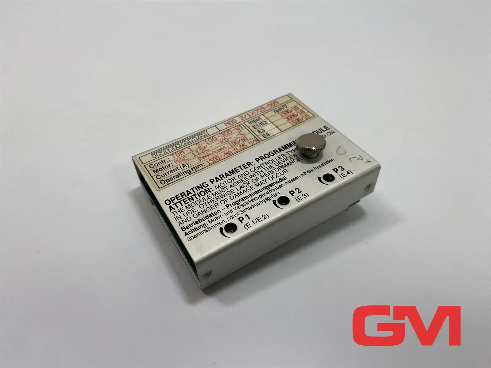 Produktfoto 1 von Indramat Programmierungsmodul MOD2/1X059-009 programming module Antriebsmodul