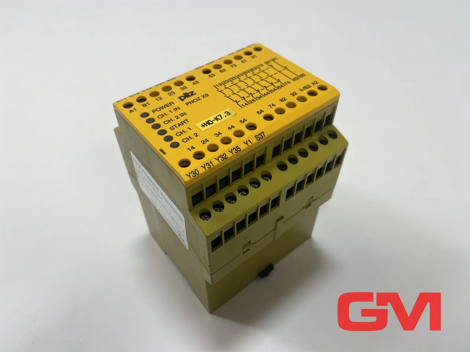 Produktfoto 1 von Pilz Sicherheitsrelais PNOZ X9 120VAC/24VDC safety relay 774605 l. beschädigt