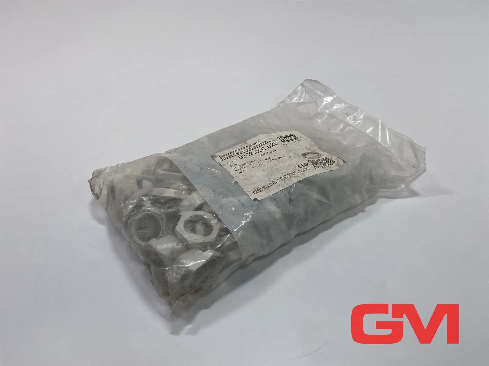 Produktfoto 1 von VPE 100x Flexa Gegenmutter GMK-M 0309.000.025 counter nut M25x1,5 grau