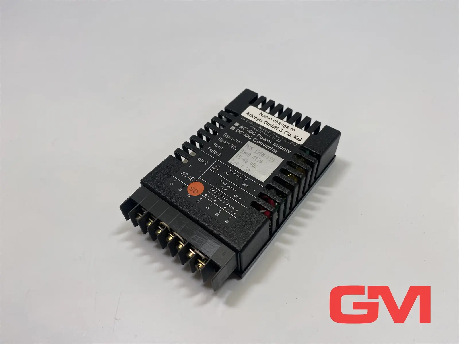 Produktfoto 1 von Artesyn PCS 123M/199 Stromwandler converter Arburg DC/DC PCS 123M beschädigt