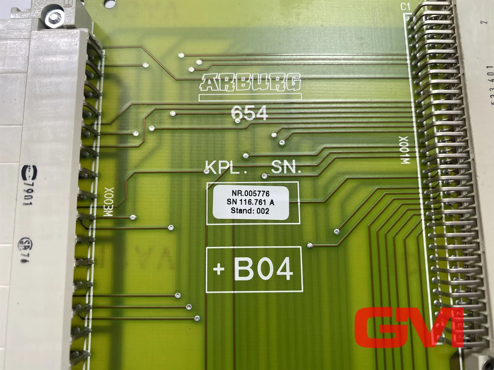 Produktfoto 1 von Arburg Leiterplatte ARB654 circuit board SN 116.761A Arburg 654 Platine