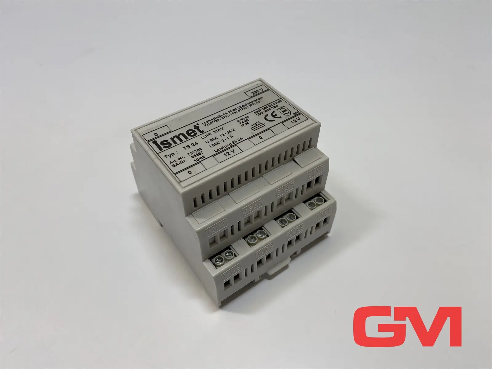 Produktfoto 1 von Ismet Sicherhits Trenntransformator 731399 safety transformer TS 24 24VA