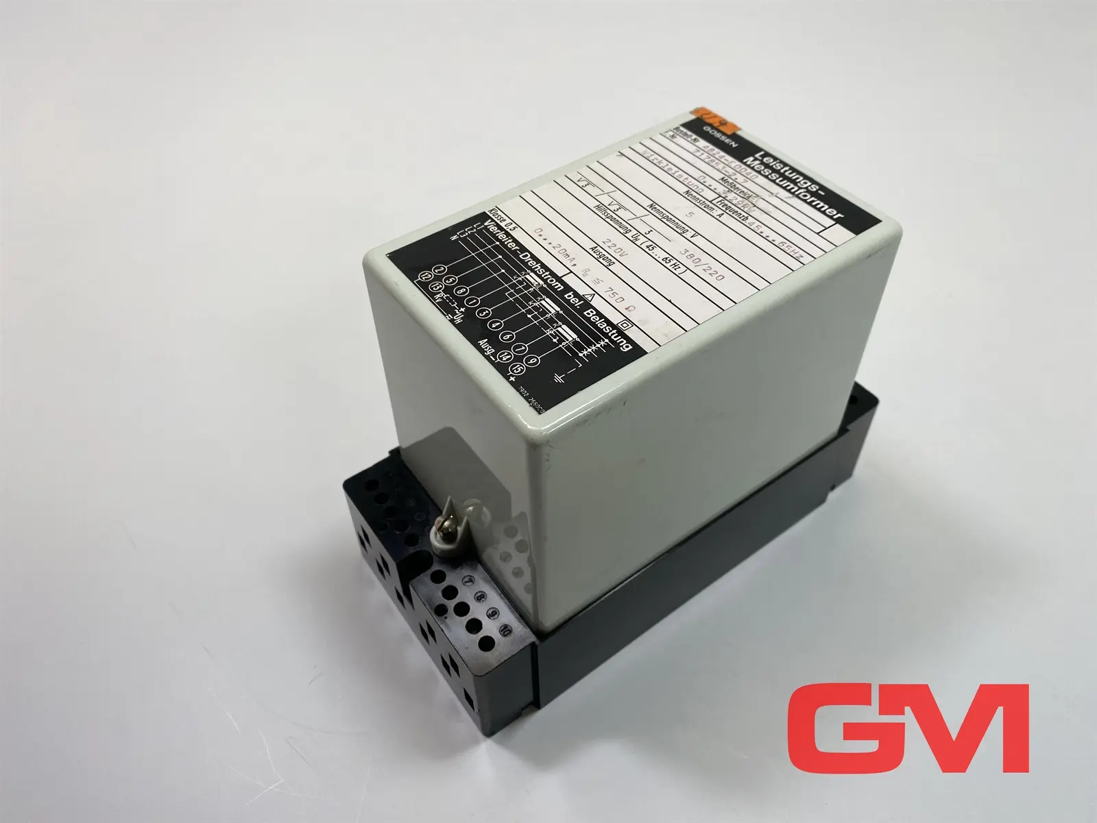 Produktfoto 1 von Gossen Leistungs-Messumformer 4824-E0040 power transducer 0-3,29 kW 4824 5A 220V